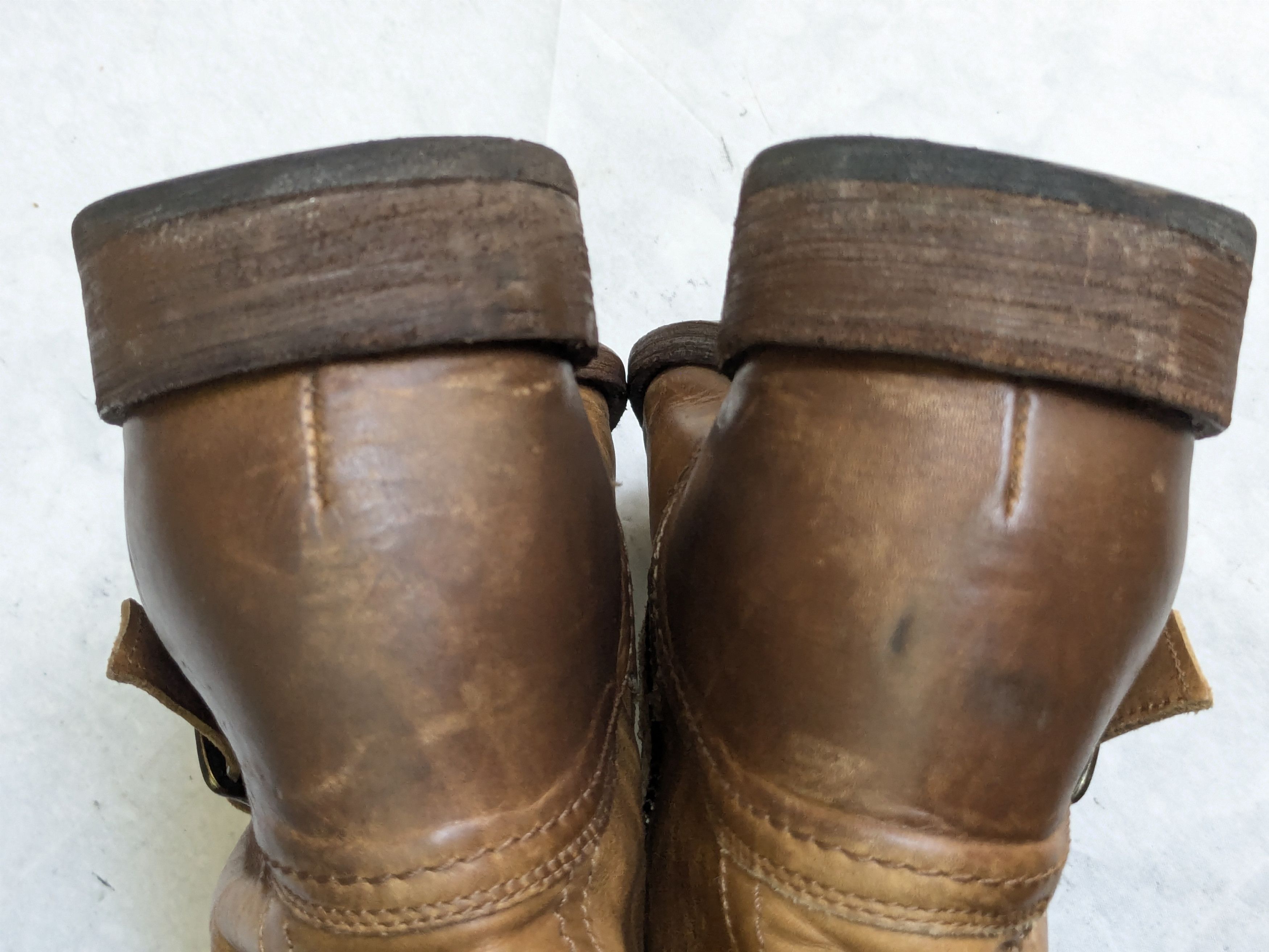 Frye Frye Engineer Boots Brown Leather 11.5 Motorcycle Biker Size US 11.5 / EU 44-45 - 15 Thumbnail