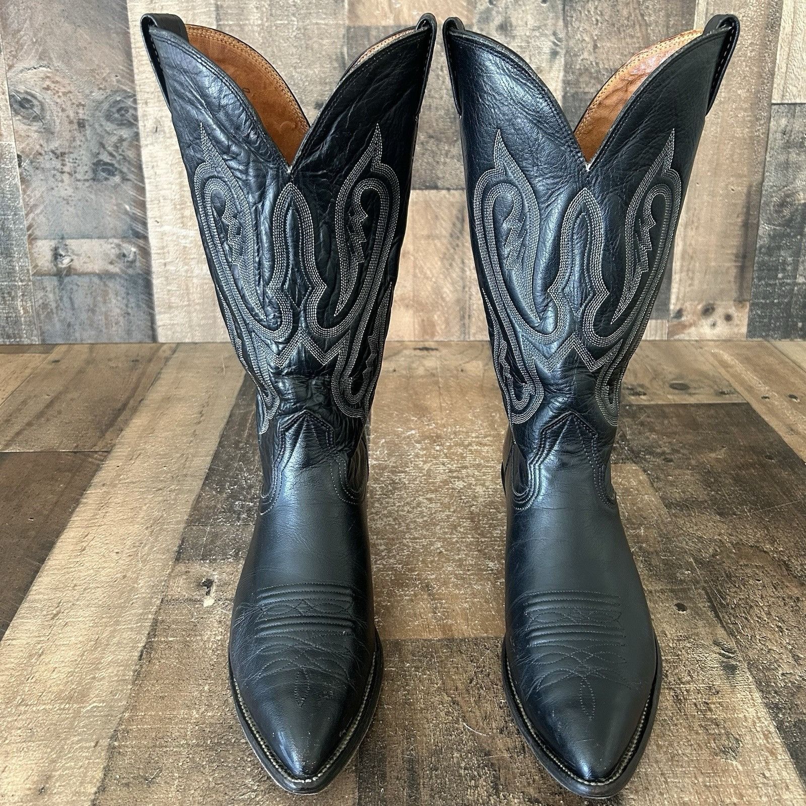NOCONA Men’s Classic Black Leather Western Boots Size‎ 9.5 Nocona Boots Black Boots for Men for Sale | Shop New & Used  main image 3