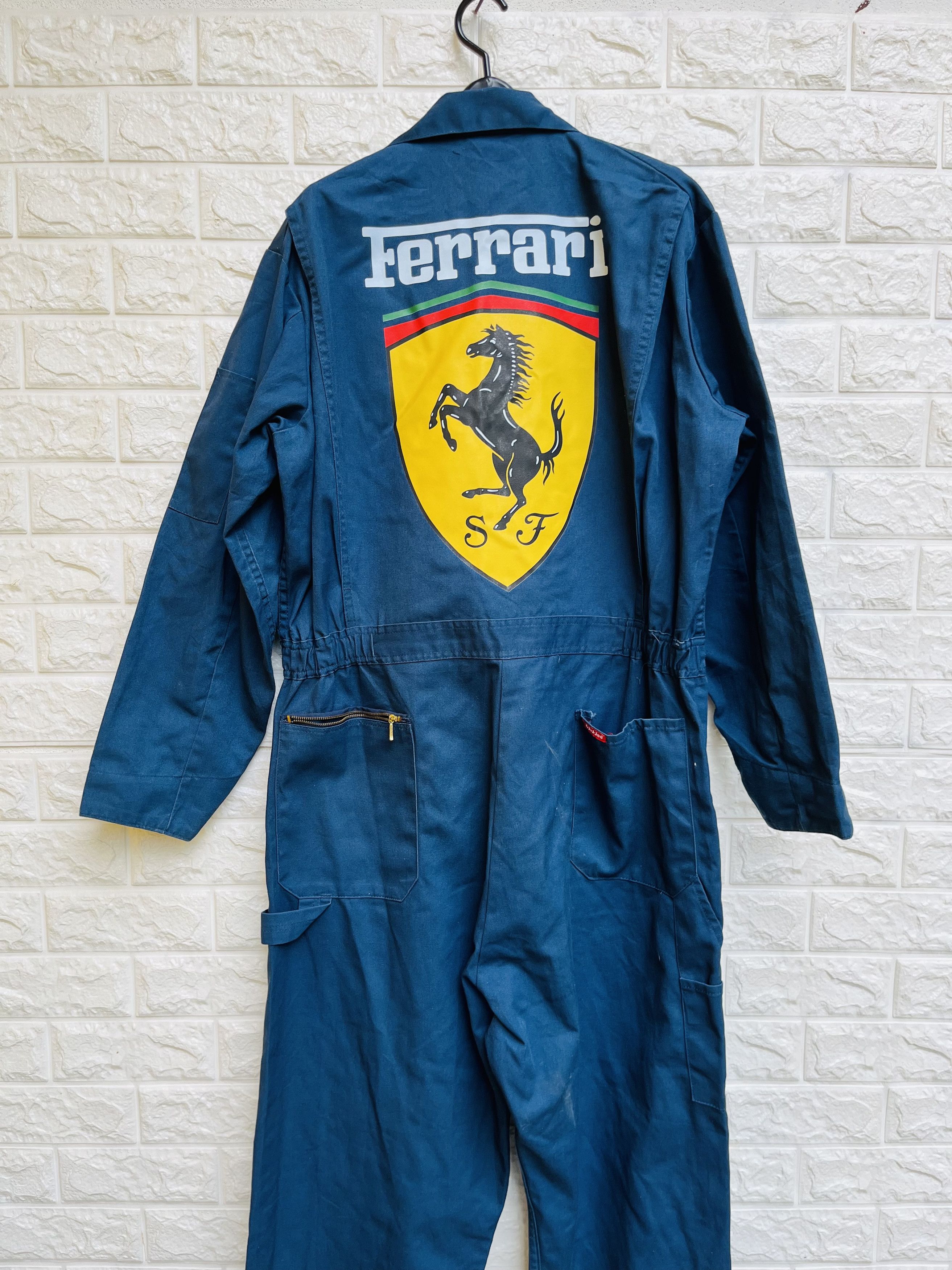 Dickies Vintage Dickies Ferrari Overall Designer Fashion Style Size US 33 - 5 Thumbnail