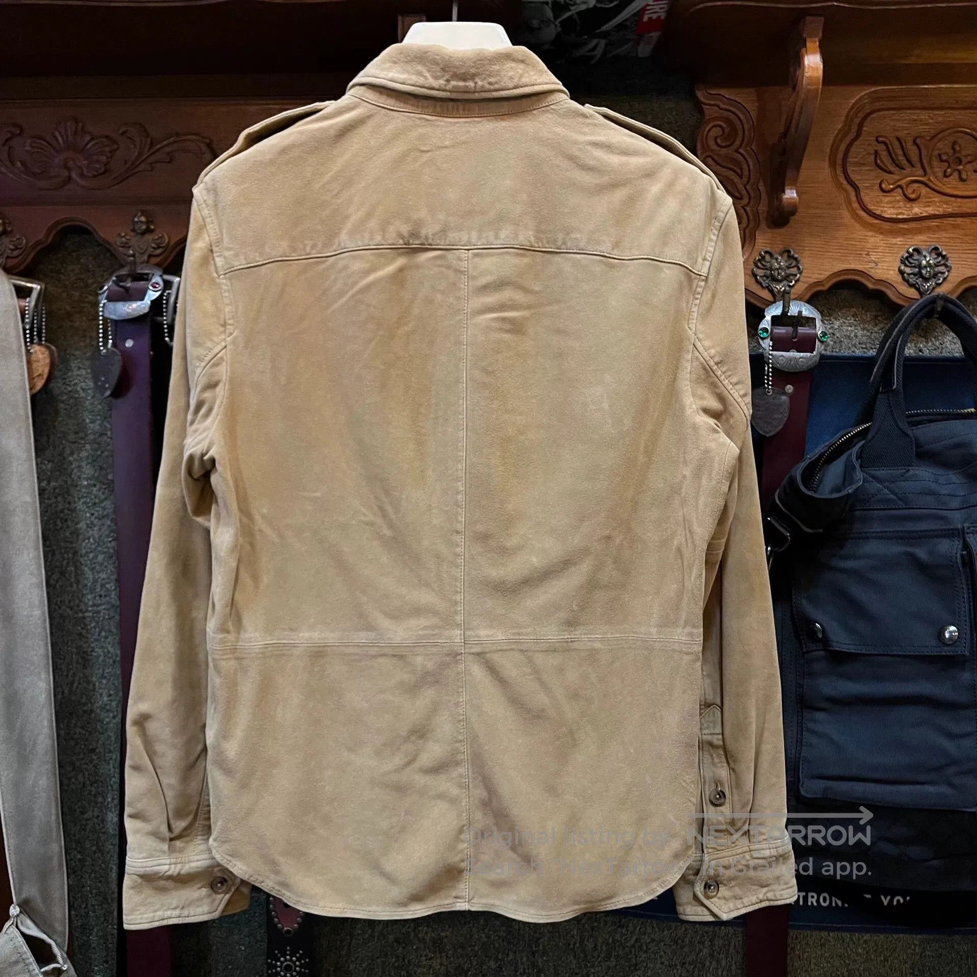 RRL Ralph Lauren Double RL Ralph Lauren Suede Shirt. Size US M / EU 48-50 / 2 - 2 Thumbnail
