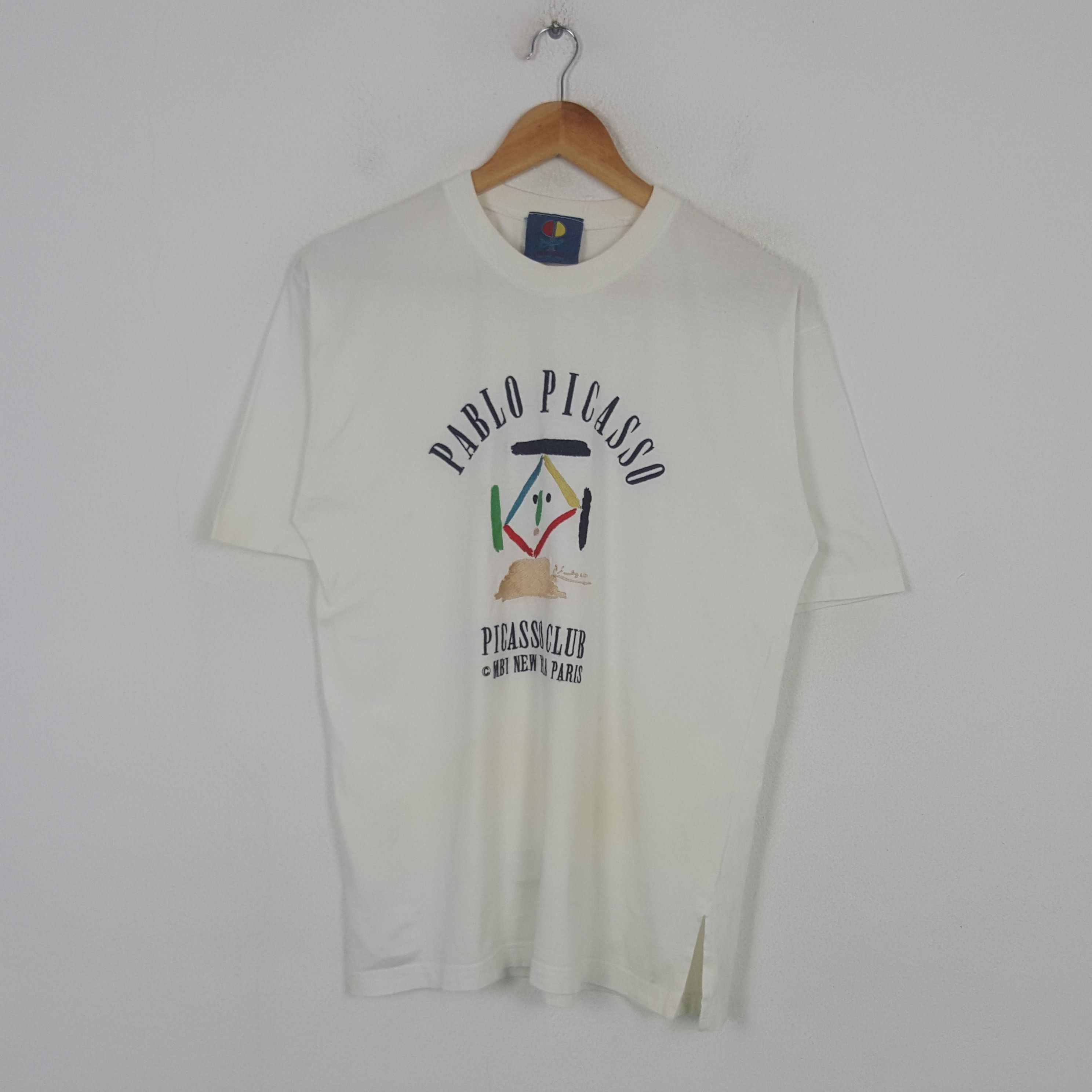 Vintage Vintage Pablo Picasso Spanish Artists Tshirt N294N79 Size US M / EU 48-50 / 2 - 1 Thumbnail