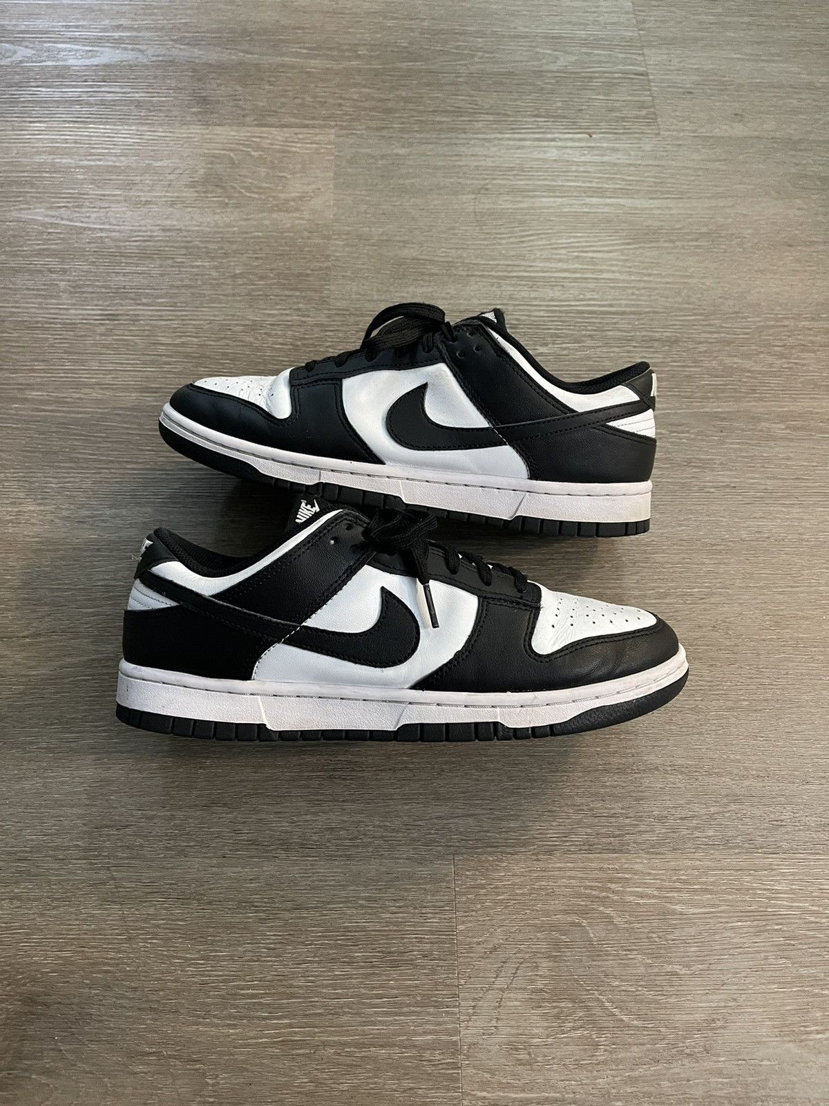 Nike Nike Dunk Low Black White Panda Used Size 8 No Box Size US 8 / EU 41 - 3 Thumbnail