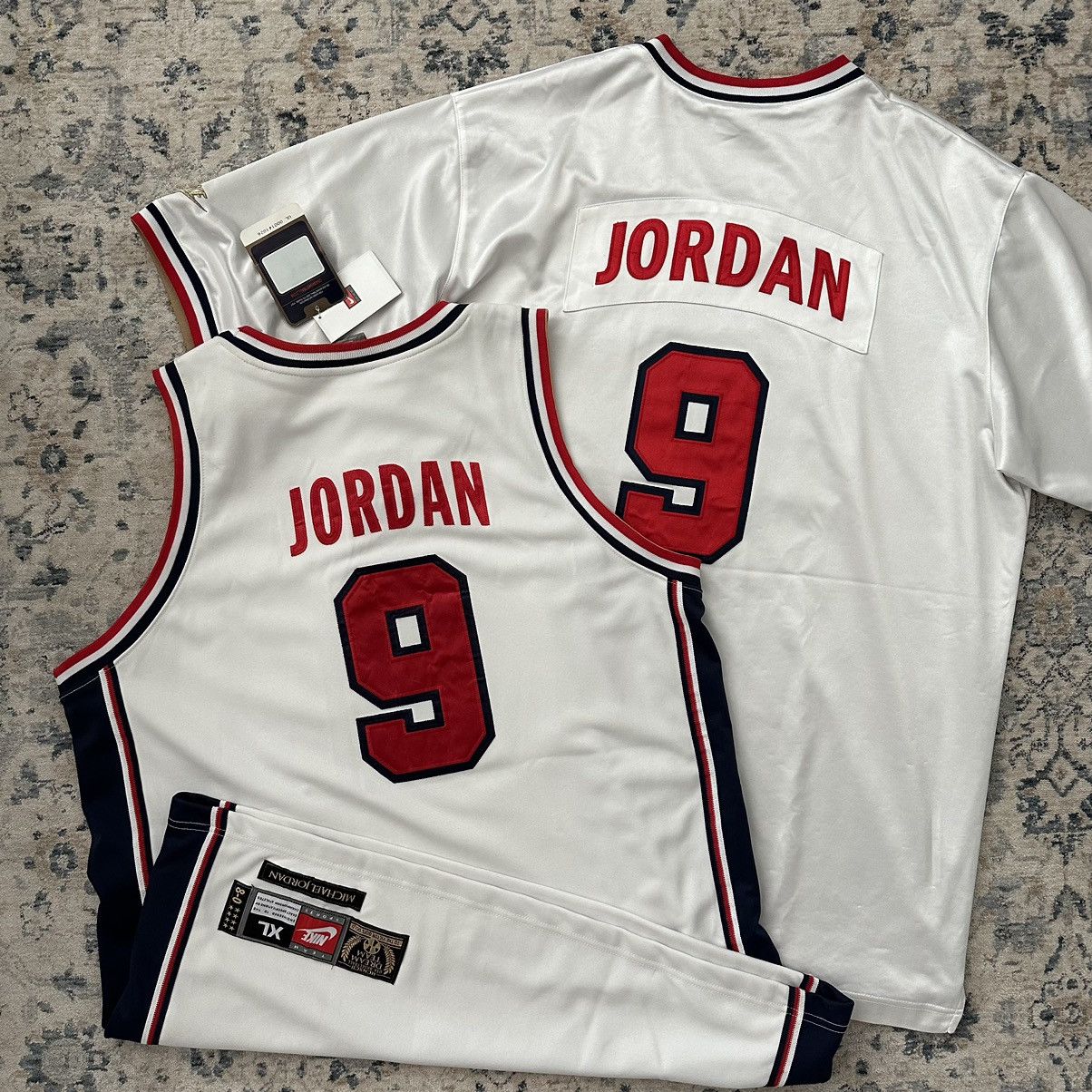 Nike × USA Olympics × Vintage Vintage Nike Team USA Dream Team Olympic Gold Jersey Bundle Size US XL / EU 56 / 4 - 4 Thumbnail