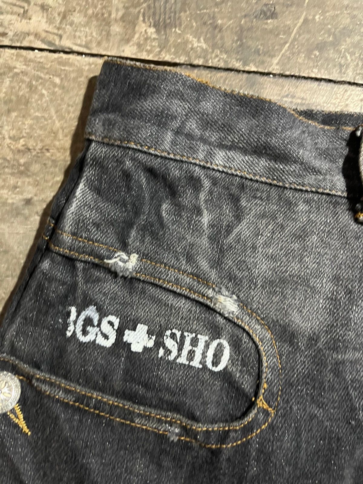 Other Very rare sho berning denim jeans punk Size US 33 - 2 Thumbnail