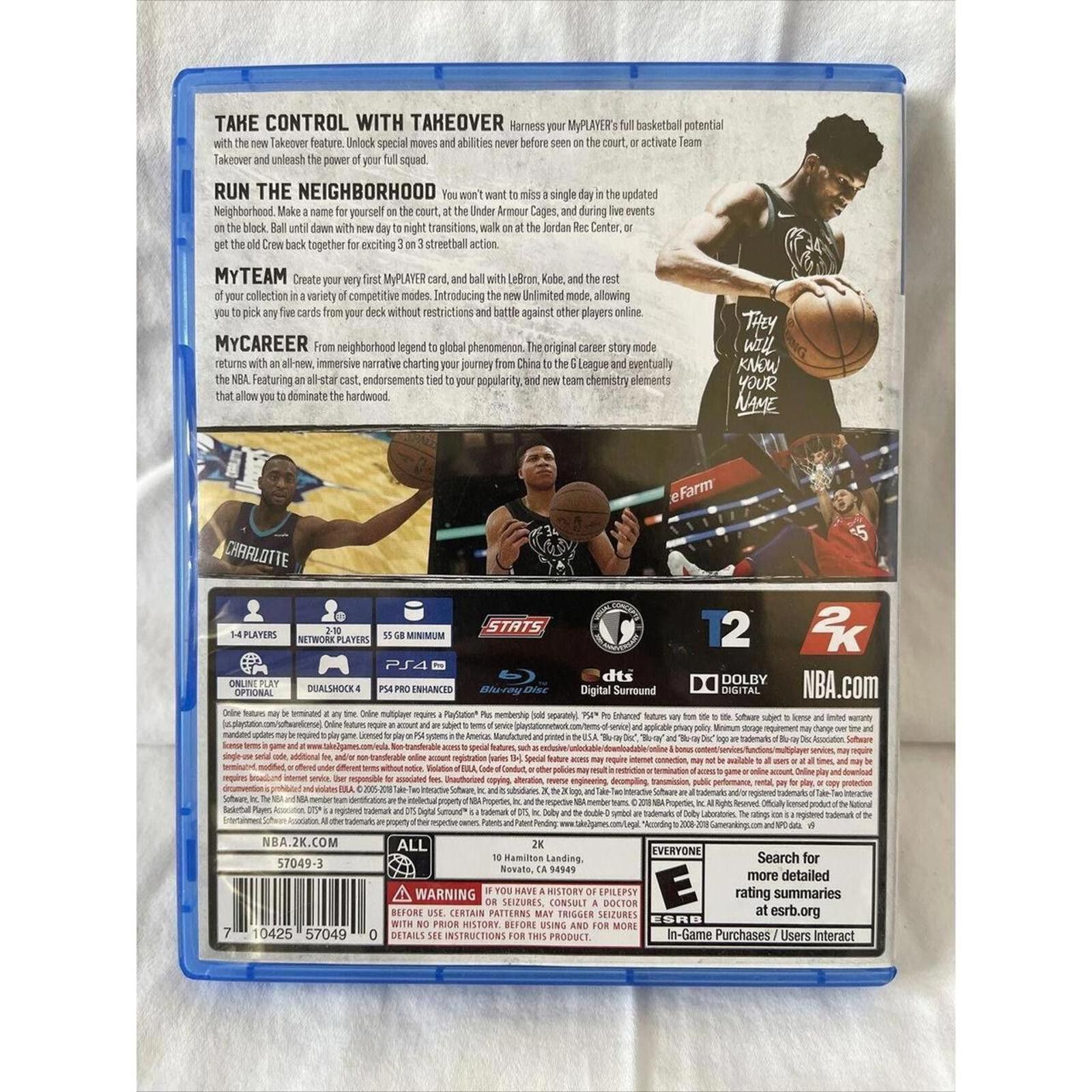 Other NBA 2K19 for PS4 - Giannis Antetokounmpo Cover Size ONE SIZE - 2 Thumbnail