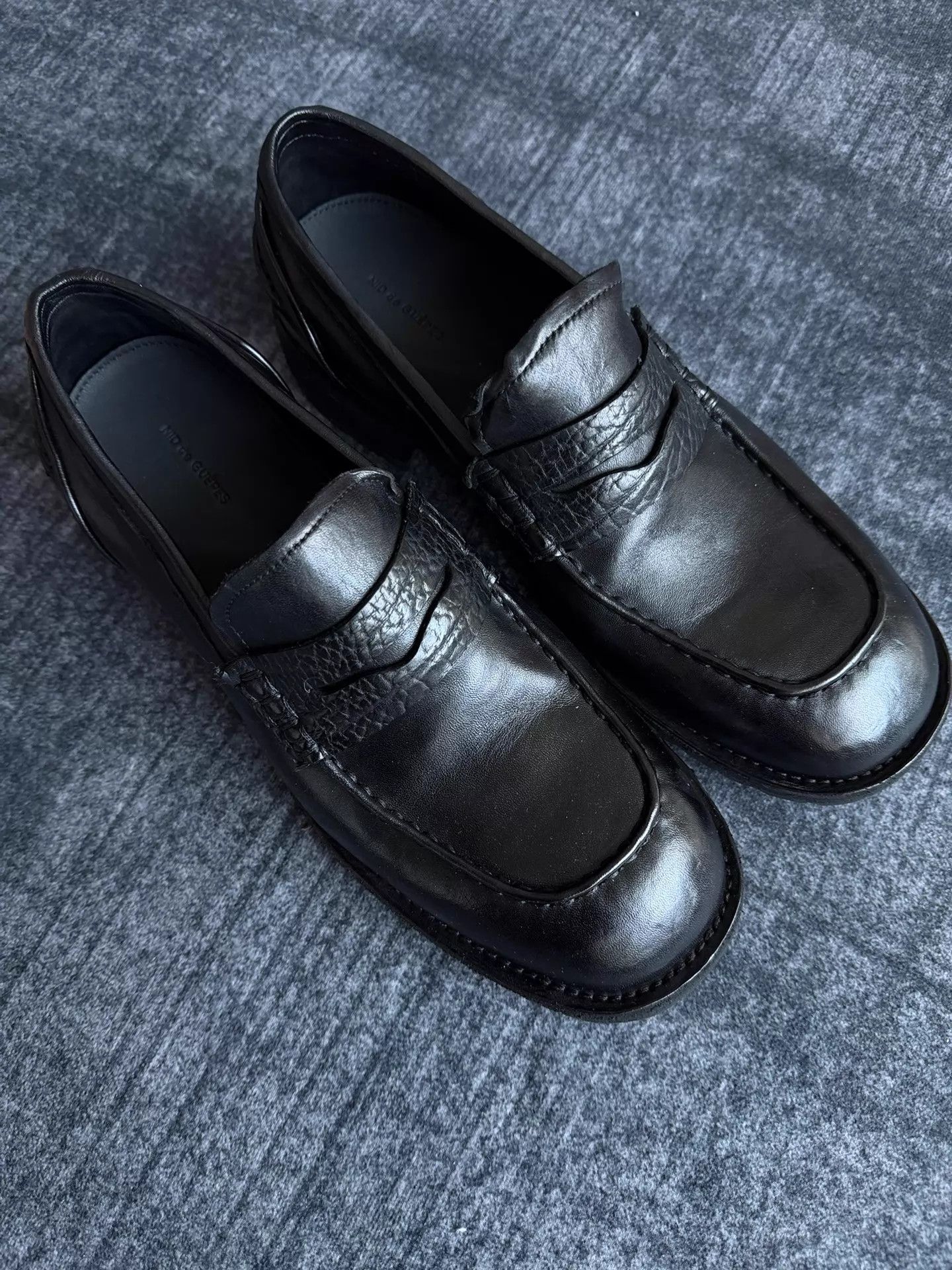 Nid De Guepes Nid De Guepes Horse Leather Dogtooth Sole Loafer 43 Size US 10 / EU 43 - 3 Thumbnail