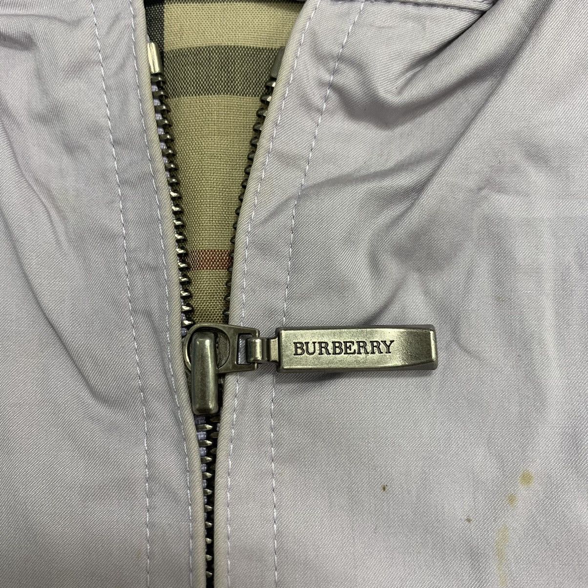 Vintage BURBERRY LONDON Nova Checks Purple Jacket Embroidere