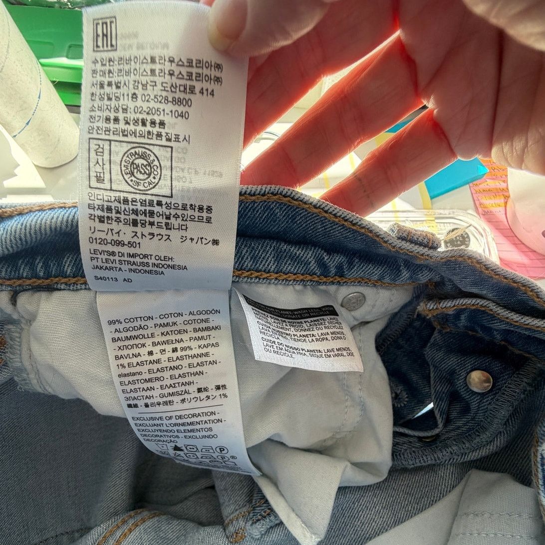 Levi's Levi's Wedgie Straight Button Fly Denim Jeans Women US 29 Size 29" - 13 Thumbnail