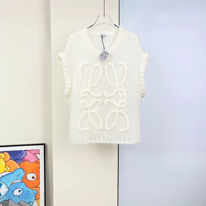 LOEWE Spring Autumn White Top