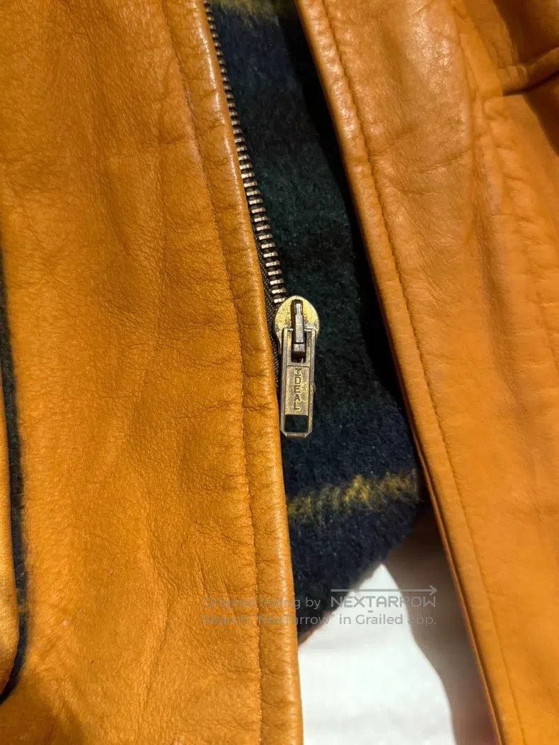 Schott Schott 1980's Hunter Leather Jacket Size US L / EU 52-54 / 3 - 5 Thumbnail