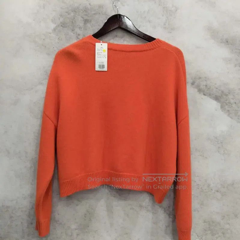 Valentino Valentino Winter Orange Wool Pullover Sweater . Size S / US 4 / IT 40 - 2 Thumbnail