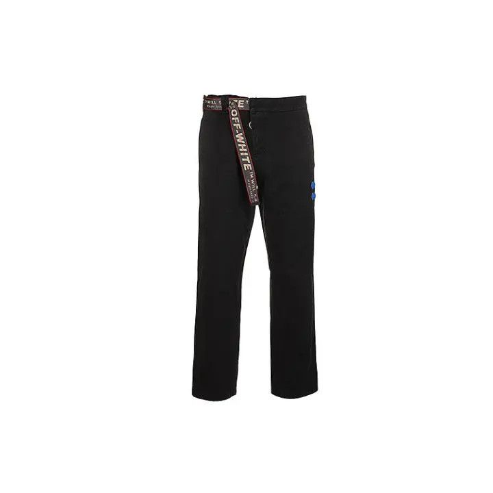Off-White Black Waist-Detail Cargo Pants 0079