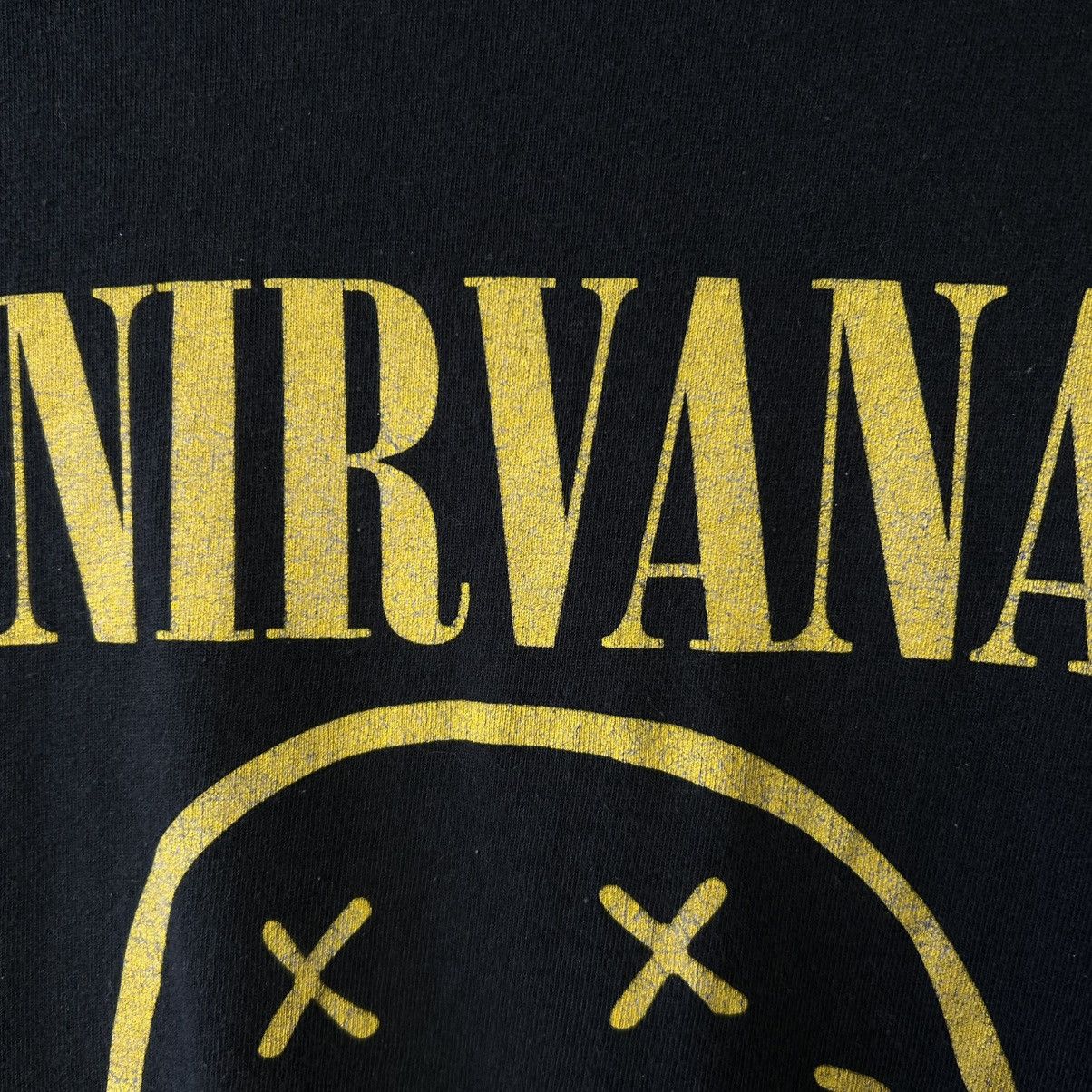 Band Tees Vintage Nirvana Smile Big Logo Rock Band tee size L Size US L / EU 52-54 / 3 - 3 Thumbnail