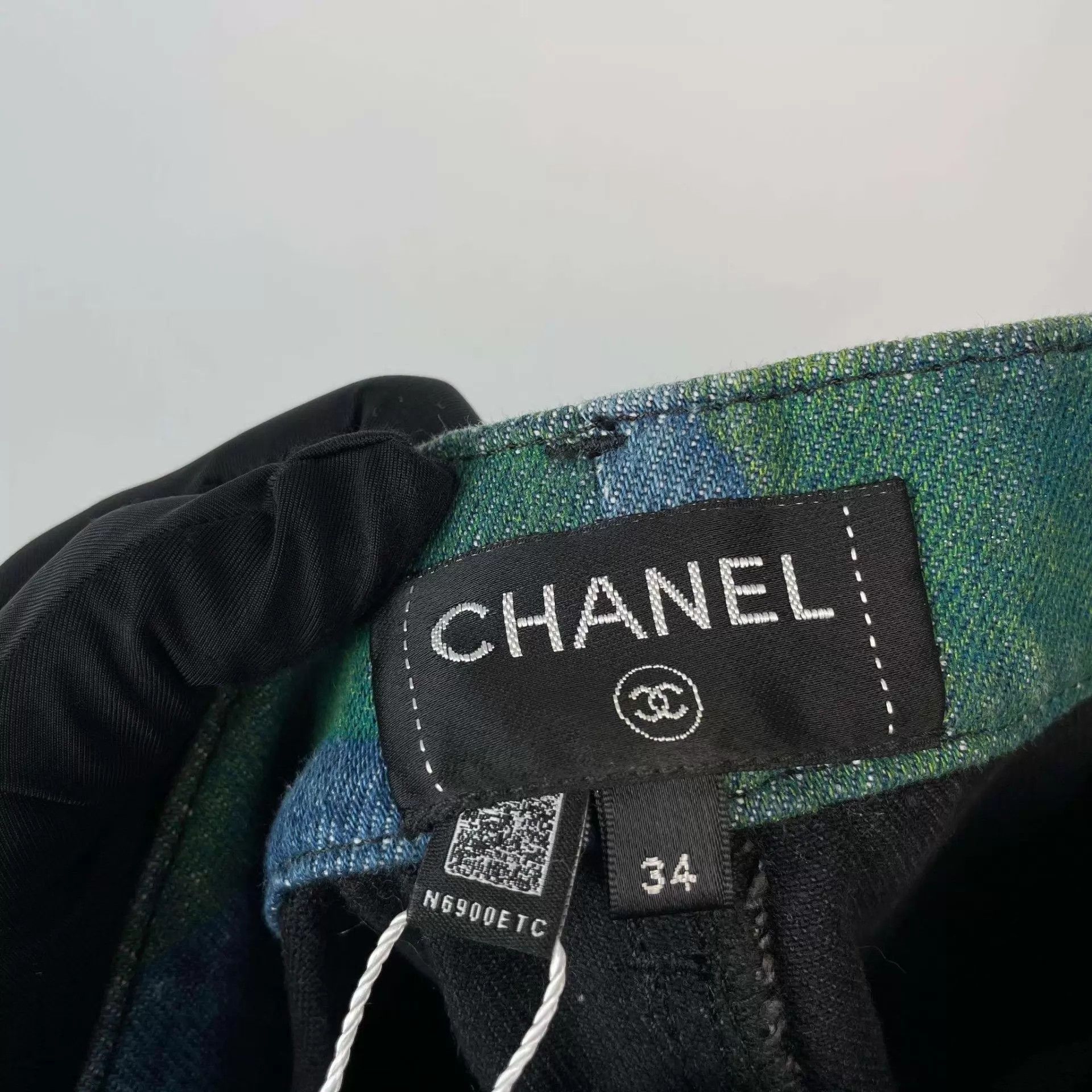 Chanel Chanel Colorful Floral Wide-Leg Jeans 34 Size 25" / US 0 / IT 36 - 3 Thumbnail