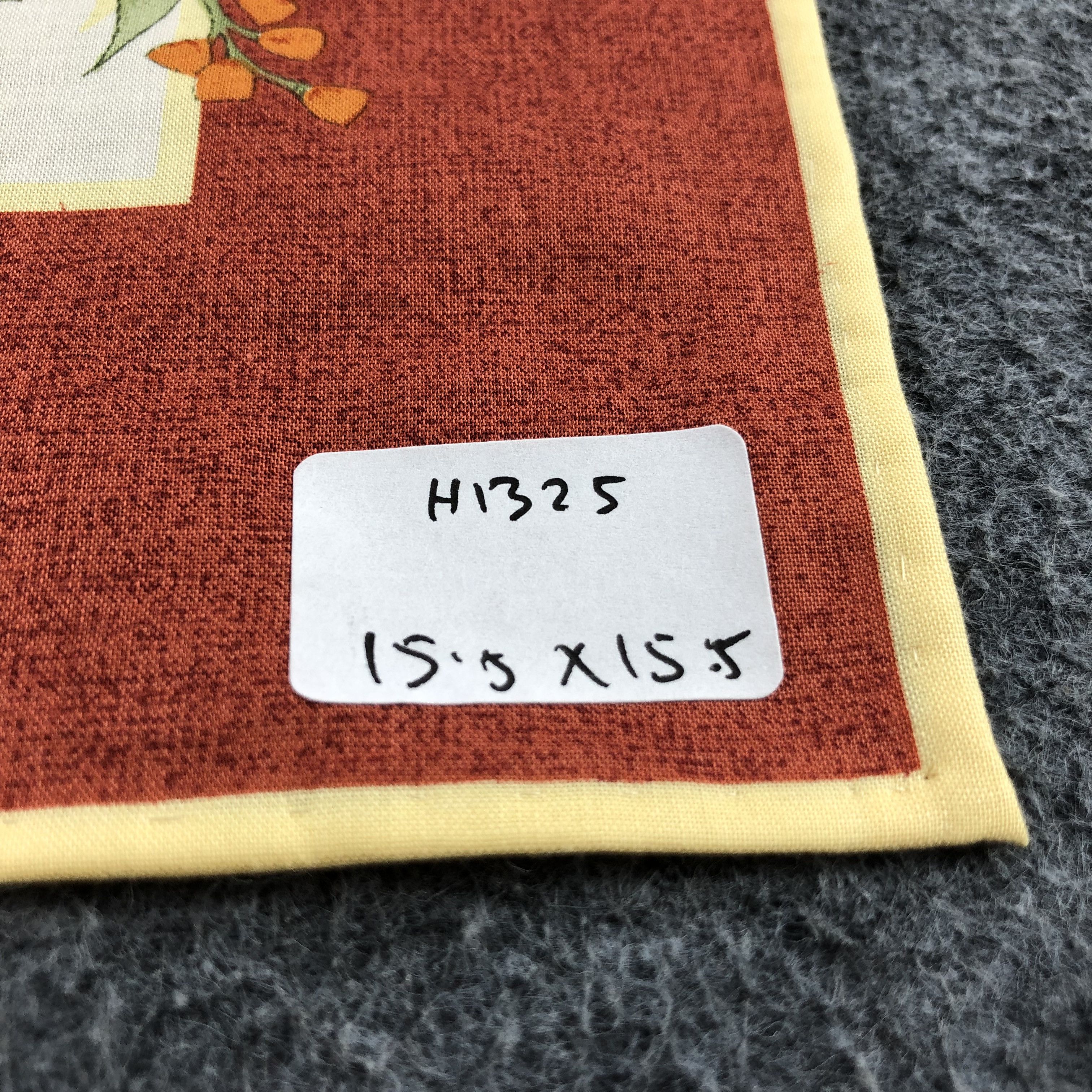 Jim Thompson Jim Thompson Silk Handkerchief Neckerchief Bandana H1325 Size ONE SIZE - 5 Thumbnail