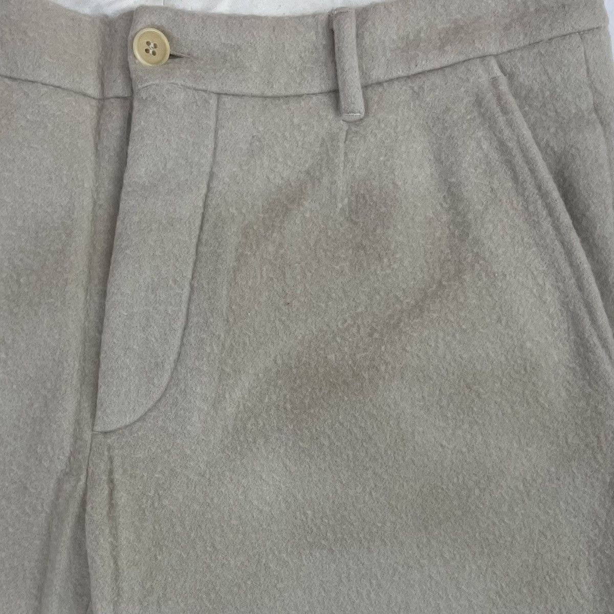 Helmut Lang AW1999 Helmut Lang Grey Boiled Wool Tailored Pants Vintage Size US 32 / EU 48 - 3 Thumbnail