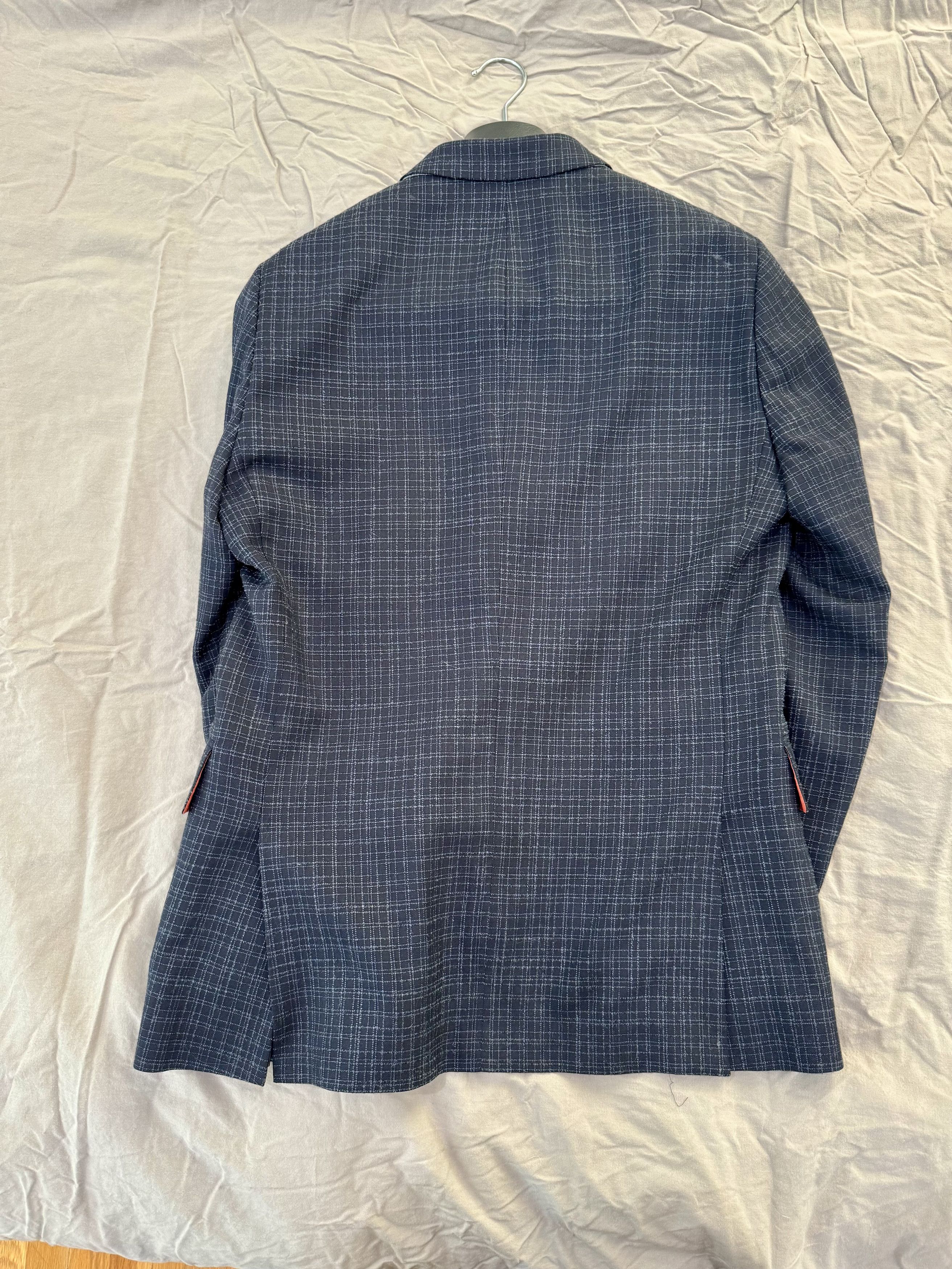 Paul Smith Paul Smith Soho Fit Blue Windowpane Sport Coat Size 38R - 6 Thumbnail