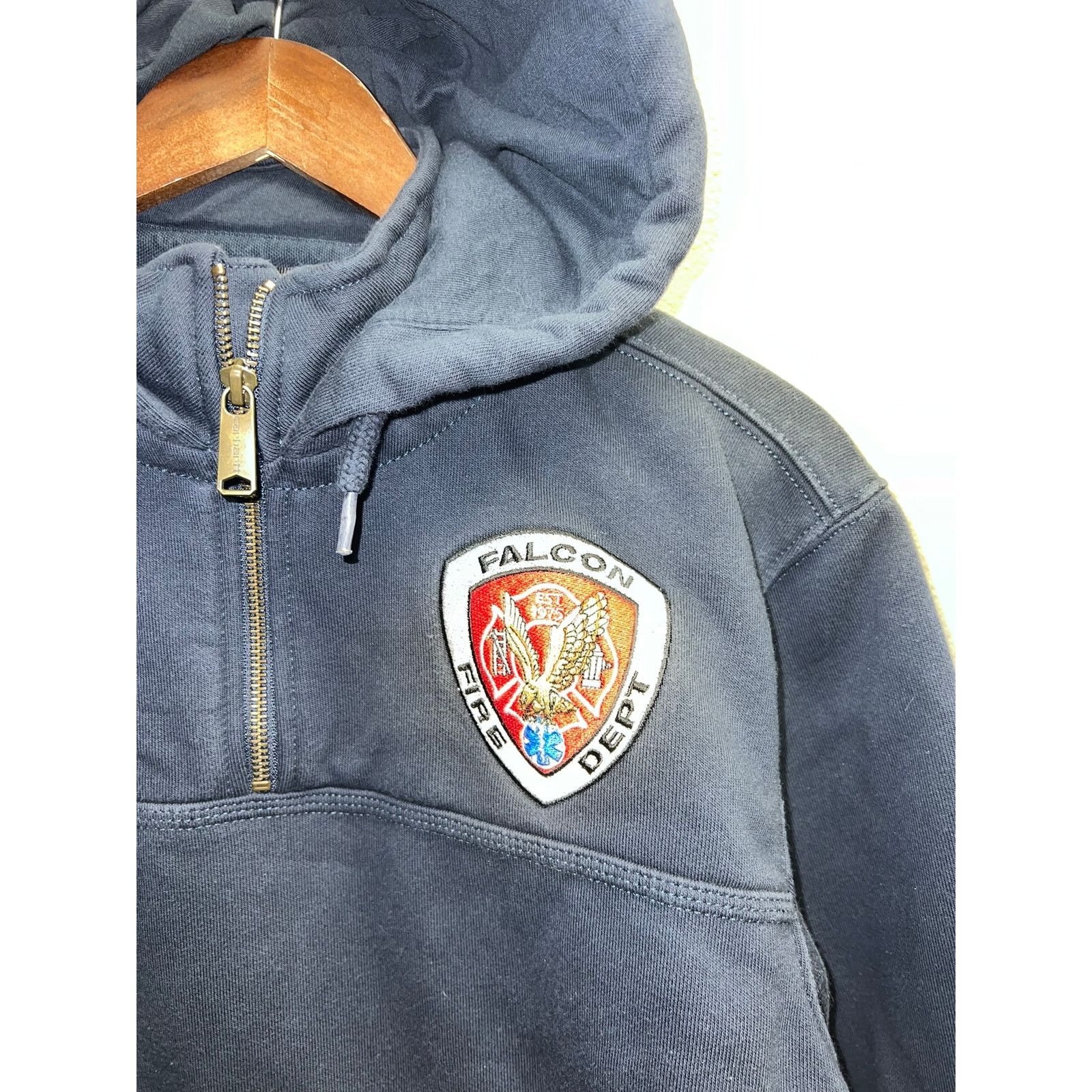 Vintage Carhartt Rain Defender Hoodie Falcon Fire Tupou Paramedic S Size US S / EU 44-46 / 1 - 4 Thumbnail
