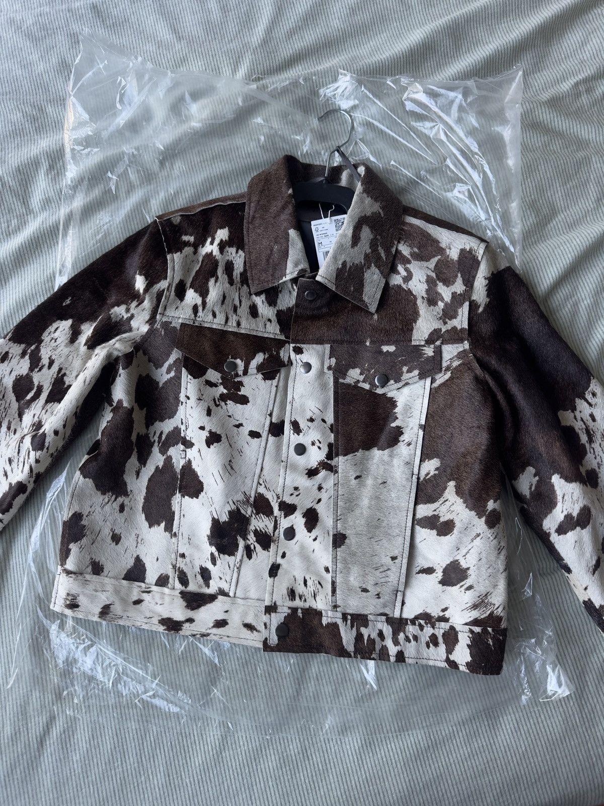 Mango Cow 100% leather jacket Size M / US 6-8 / IT 42-44 - 3 Thumbnail
