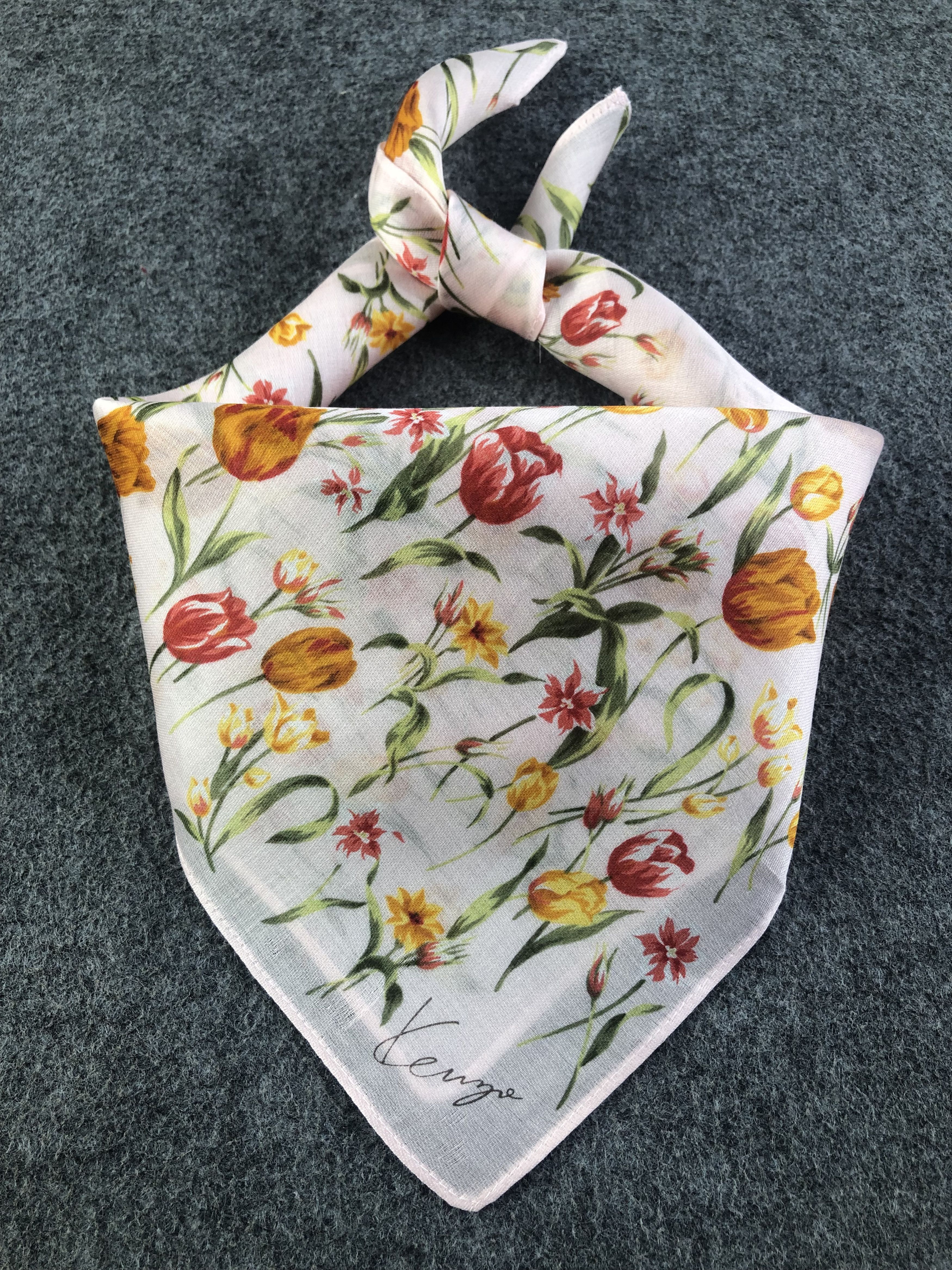 Kenzo × Vintage Kenzo Handkerchief / Bandana / Neckerchief Size ONE SIZE - 2 Thumbnail