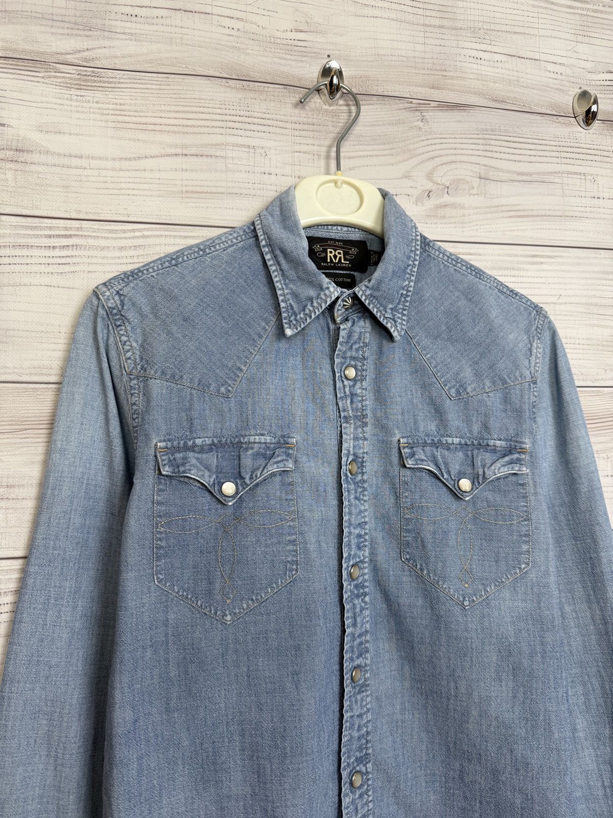 RRL Ralph Lauren Vintage RRL Double RL Ralph Lauren Denim Jacket Size US S / EU 44-46 / 1 - 2 Thumbnail