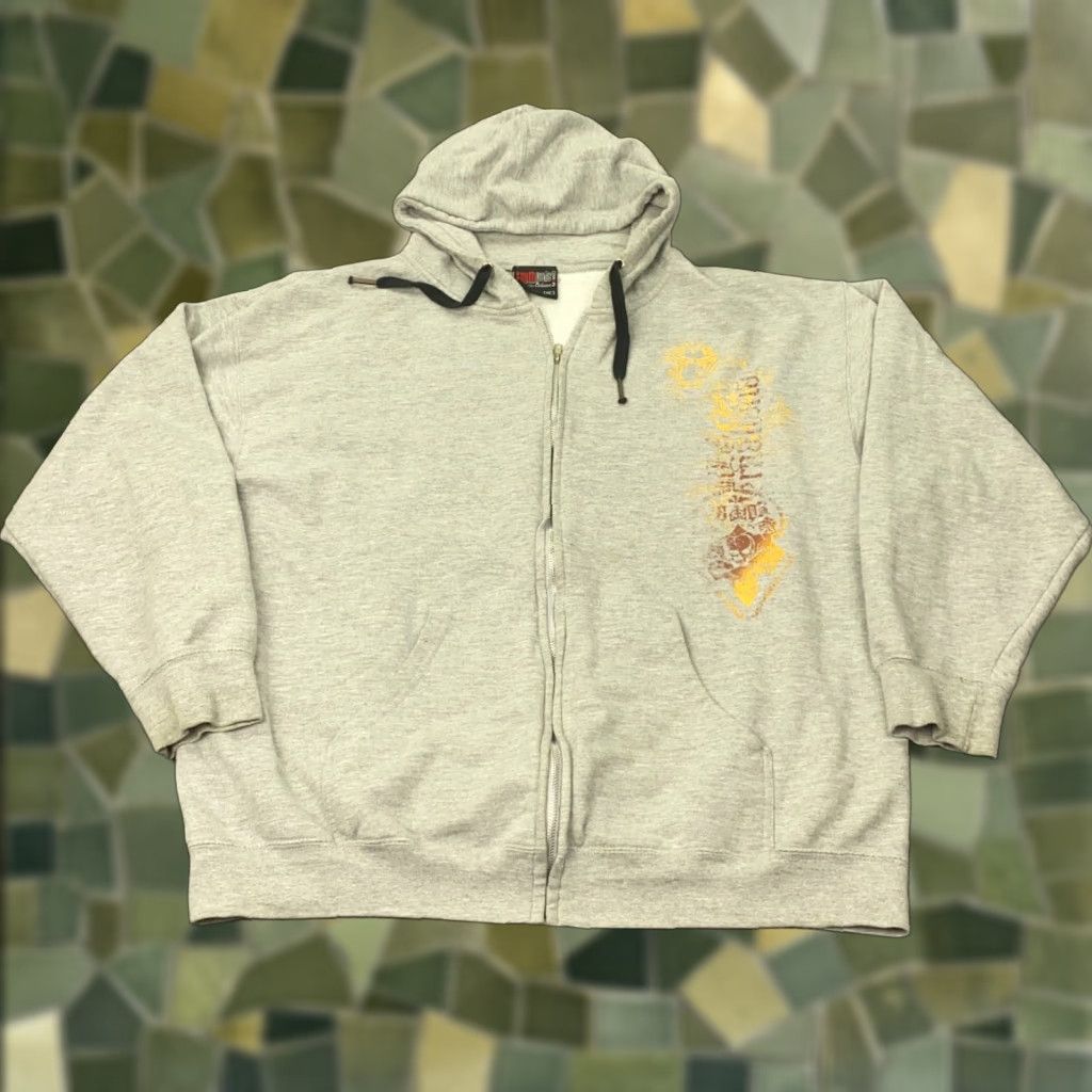 Southpole VINTAGE Southpole Hoodie Adult XL Gray Full Zip Grunge Graphic Print 90s Mens Hoodie Size US XL / EU 56 / 4 - 1 Thumbnail
