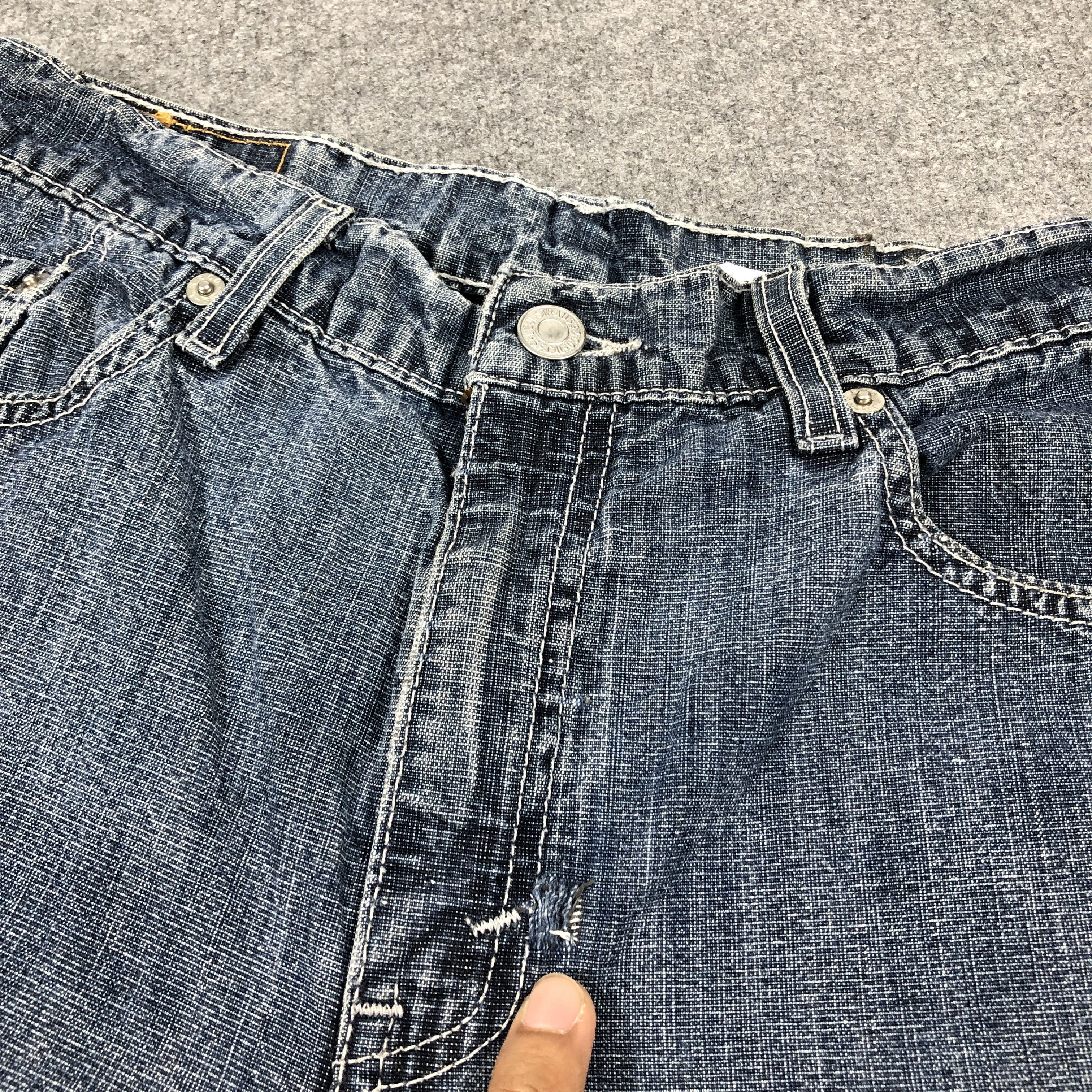 Levi's × Vintage Womens 90s Vintage Levis 577 Jeans Short Pants L871W Size 31" - 2 Thumbnail