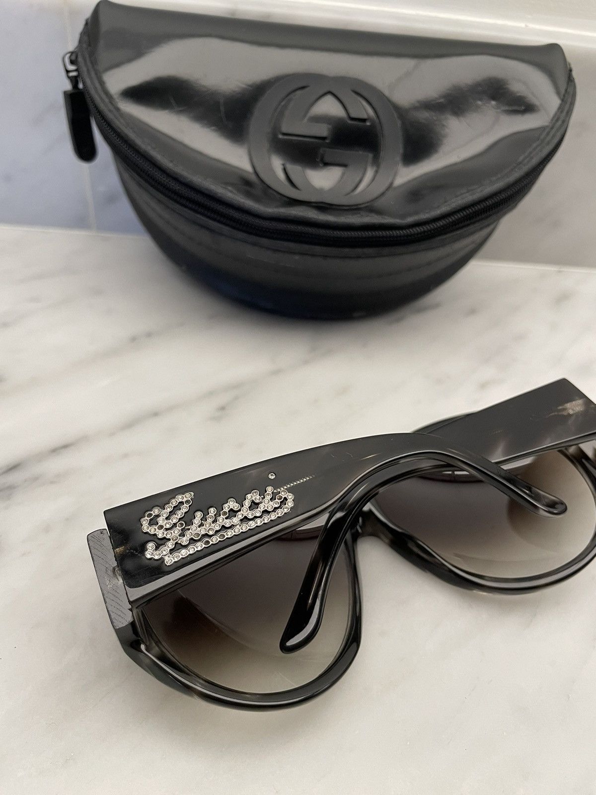 Gucci Rhinestone Gucci 🔥 sunglasses logo gg2927 Strass Size ONE SIZE - 1 Thumbnail