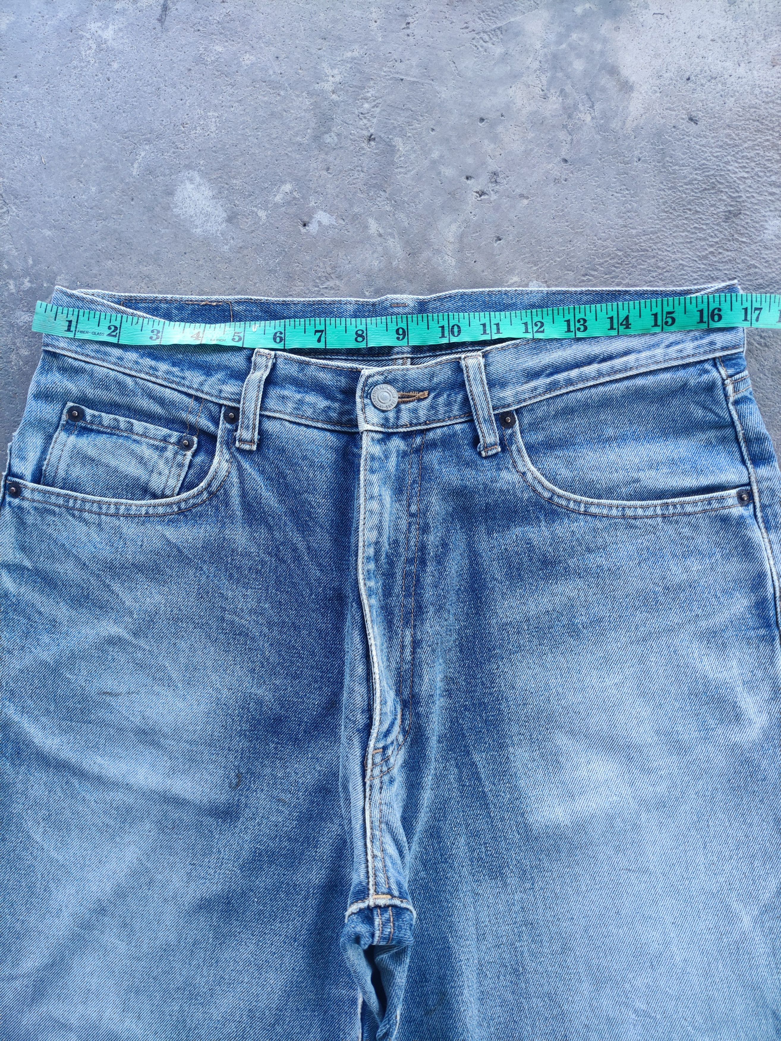 Japanese Brand × Jean × Vintage Vintage Japanese Jeans Baggy Denim Distressed Faded Pants Size US 34 / EU 50 - 6 Thumbnail