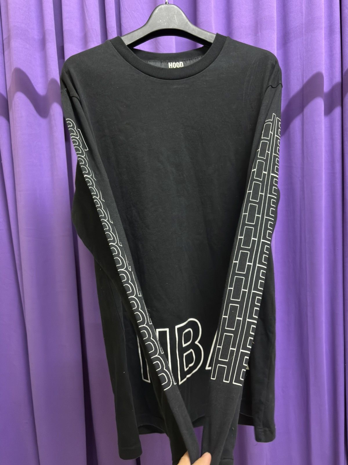 Hood By Air HOOD BY AIR HBA LONG SLEEVE SPELLOUT SLEEVE PLAYBOI CARTI Size US S / EU 44-46 / 1 - 8 Thumbnail