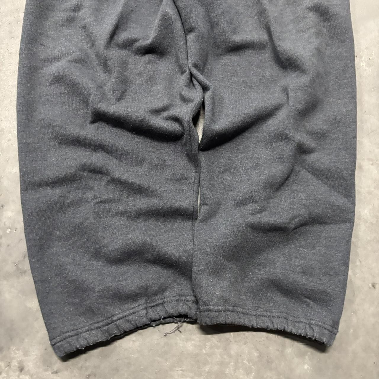 Japanese Brand × Vintage Crazy Vintage Y2K/2000s Baggy Grey Streetwear Skater Style Sweatpants! Size US 36 / EU 52 - 5 Thumbnail