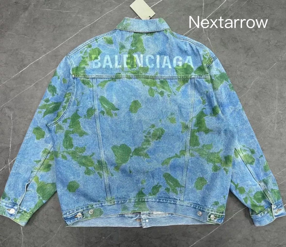 Balenciaga Balenciaga moss back letter logo printed denim jacket Size US M / EU 48-50 / 2 - 2 Thumbnail