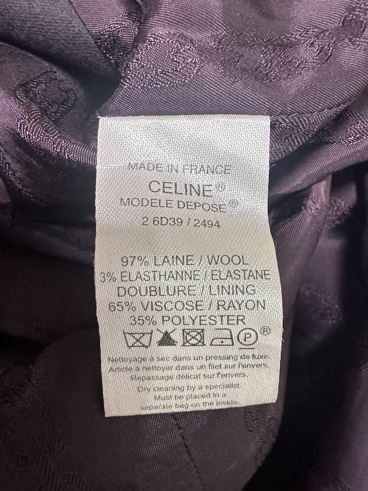 Celine CELINE | Lambswool Draped Macadam Sleeveless Dress Size S / US 4 / IT 40 - 6 Thumbnail