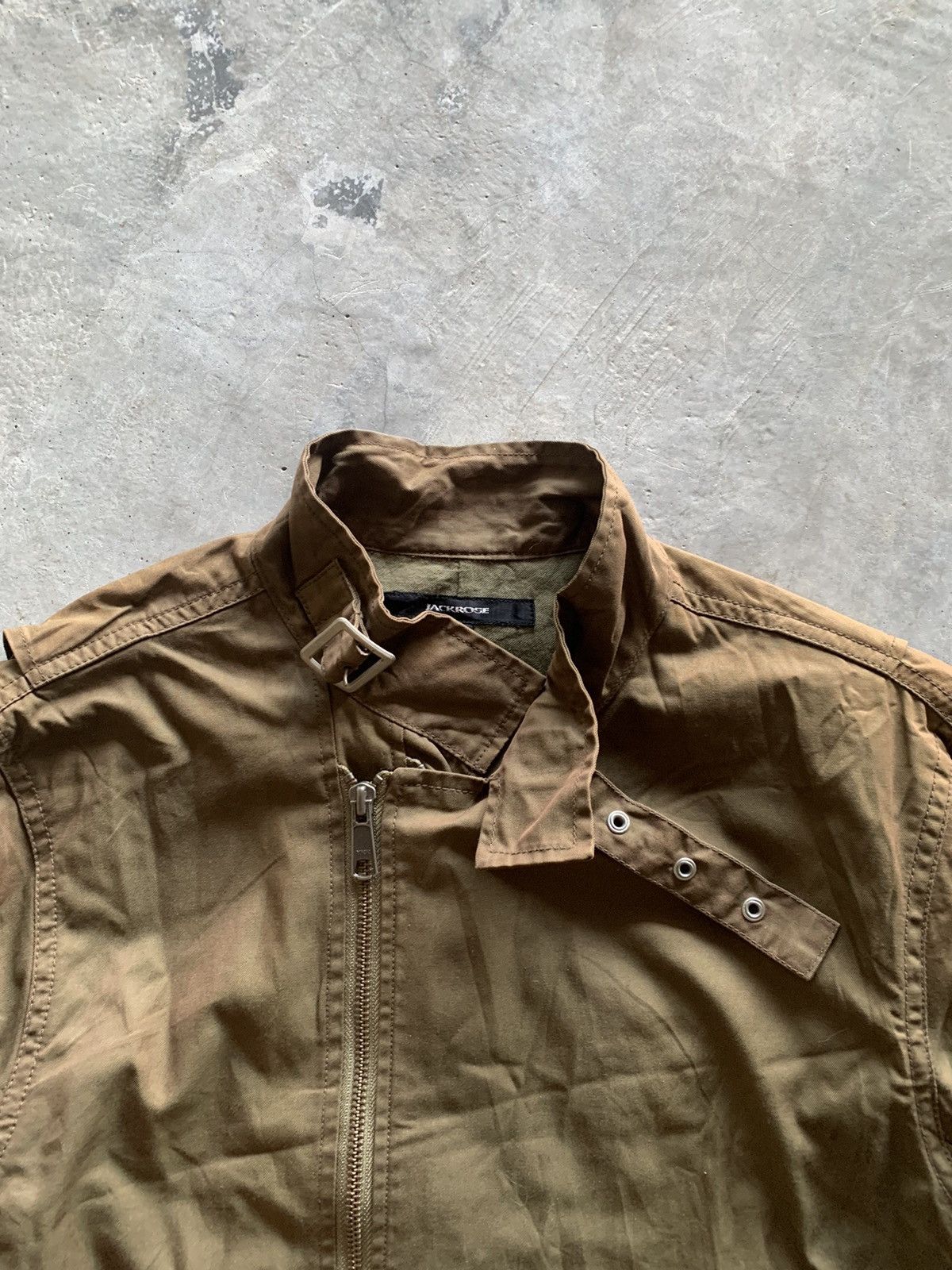 JACKROSE JACK ROSE army military style biker jacket Size US M / EU 48-50 / 2 - 4 Thumbnail