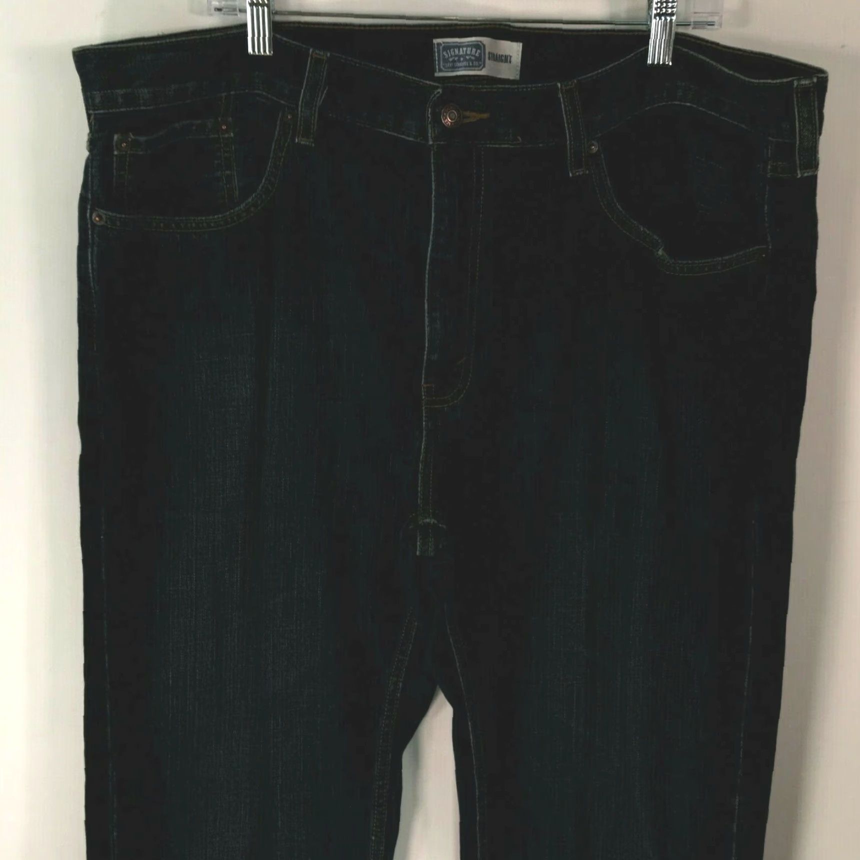 Levi's VINTAGE Levi's Men's Straight Leg Jeans 40x32 Blue Denim 90s Casual Relaxed Fit Size US 40 / EU 56 - 3 Thumbnail