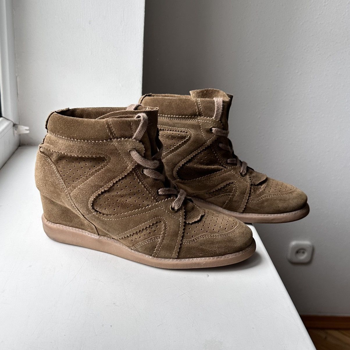 Isabel Marant Y2K Bobby Bekett Wedge Sneakers Shoes Isabel Marant Style Size US 10 / IT 40 - 3 Thumbnail