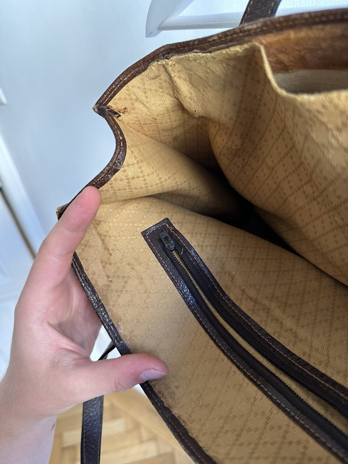 Gucci Gucci Vintage 70s-80s Rare Monogramme GG Archive Leather Bag Size ONE SIZE - 10 Thumbnail