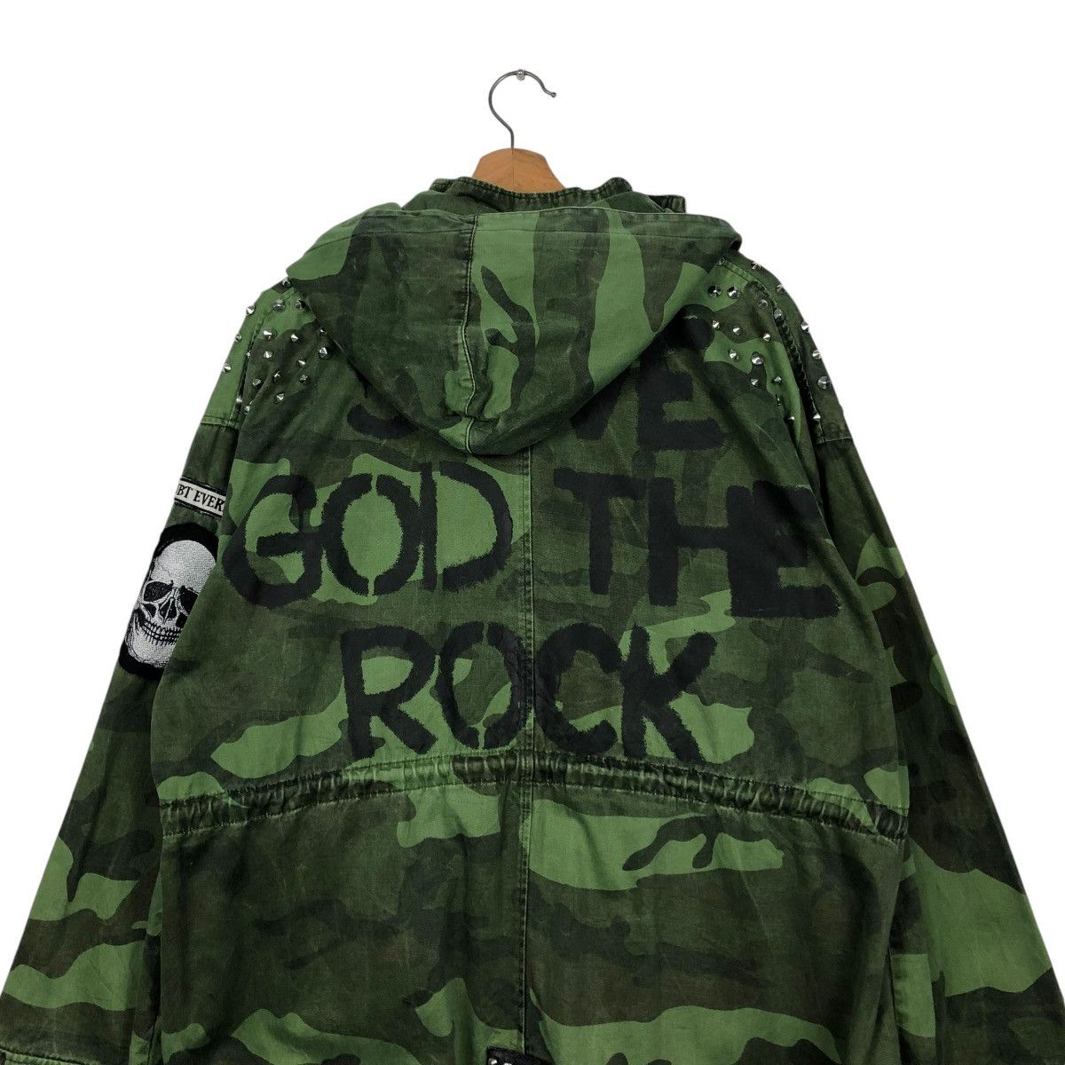 Hysteric Glamour 🔥VINTAGE MIKITARY CAMOUFLAGE PARKA JACKET BIG LOGO DESIGN Size US M / EU 48-50 / 2 - 10 Thumbnail