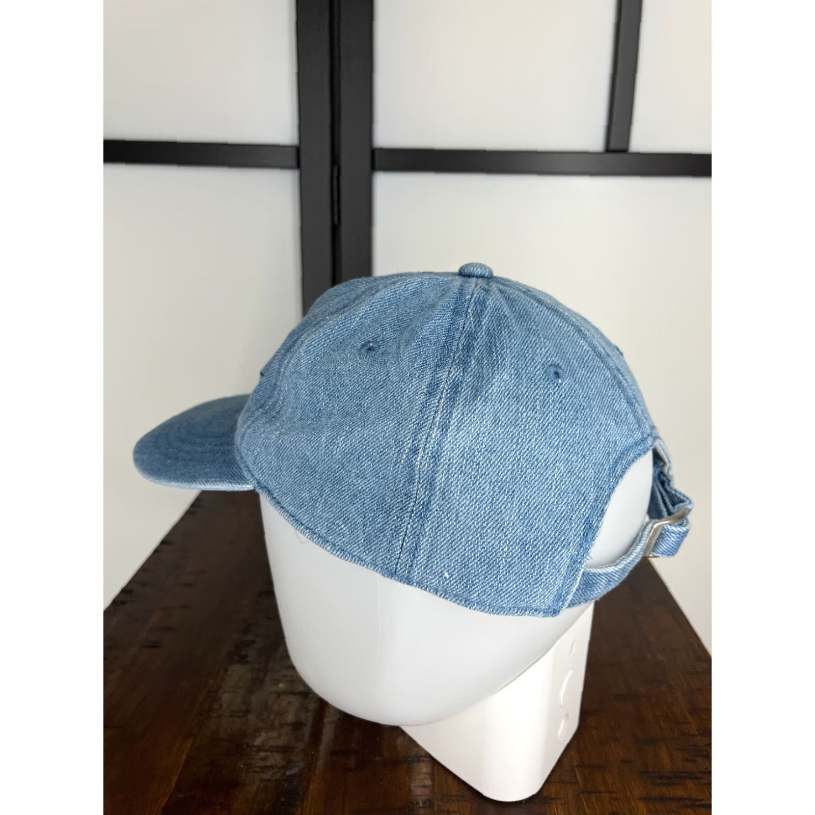 Vintage Otto Hat Cap Baseball Cap Adjustable One Size Blue Denim Look 100% Cotton Adults Men RFD-TV News Theme Outdoor TV Baseball Mens Size ONE SIZE - 5 Thumbnail