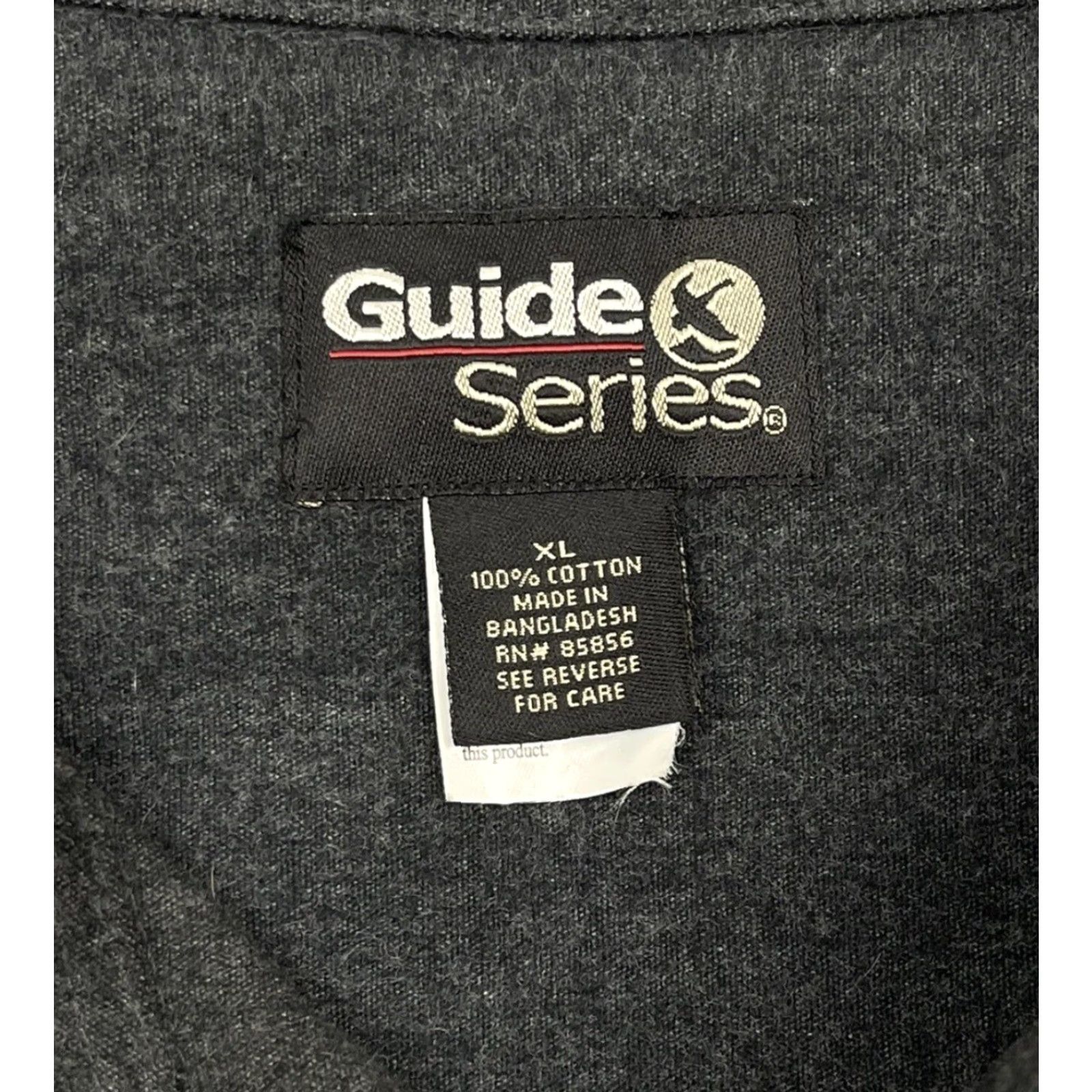 Vintage Guide Series Button-Up Shirt Mens XL Gray Chamois Long Sleeve Collared Nature 80s Size US XL / EU 56 / 4 - 3 Thumbnail