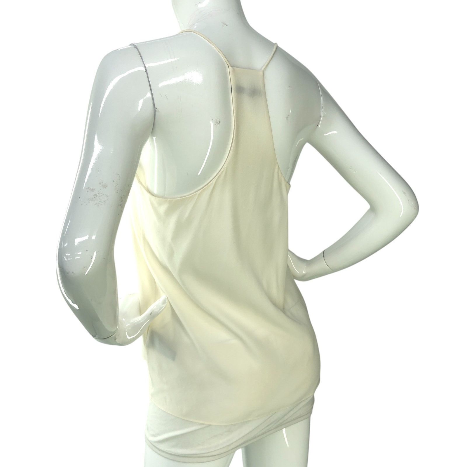 Tibi Tibi Sizs 4 Top Silk Shell Racerback Cami Spaghetti Strap Size S / US 4 / IT 40 - 6 Thumbnail