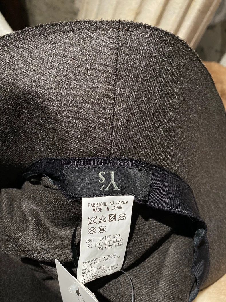 Y's Y's Wool brown destruction fringed top hat Size ONE SIZE - 6 Thumbnail