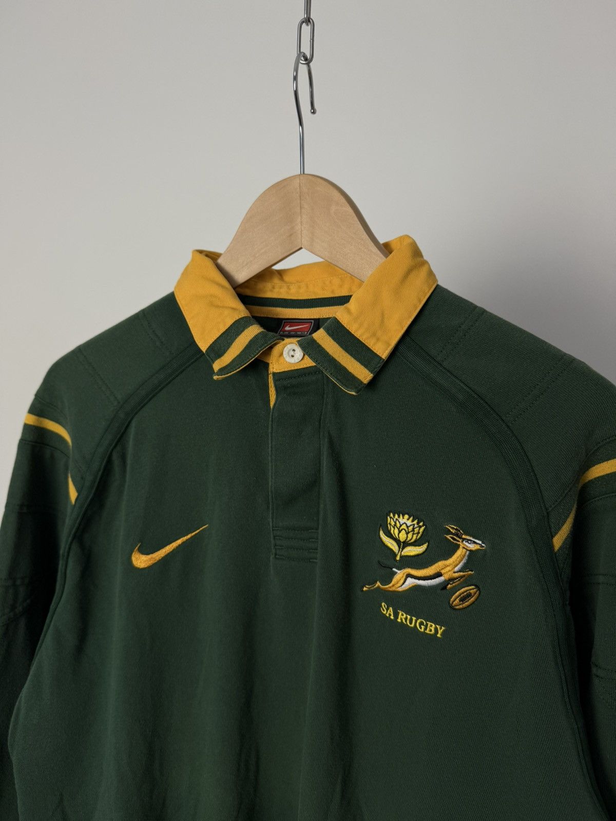 Nike × Vintage Vintage South Africa Nike Rugby Sweatshirt Size US L / EU 52-54 / 3 - 2 Thumbnail