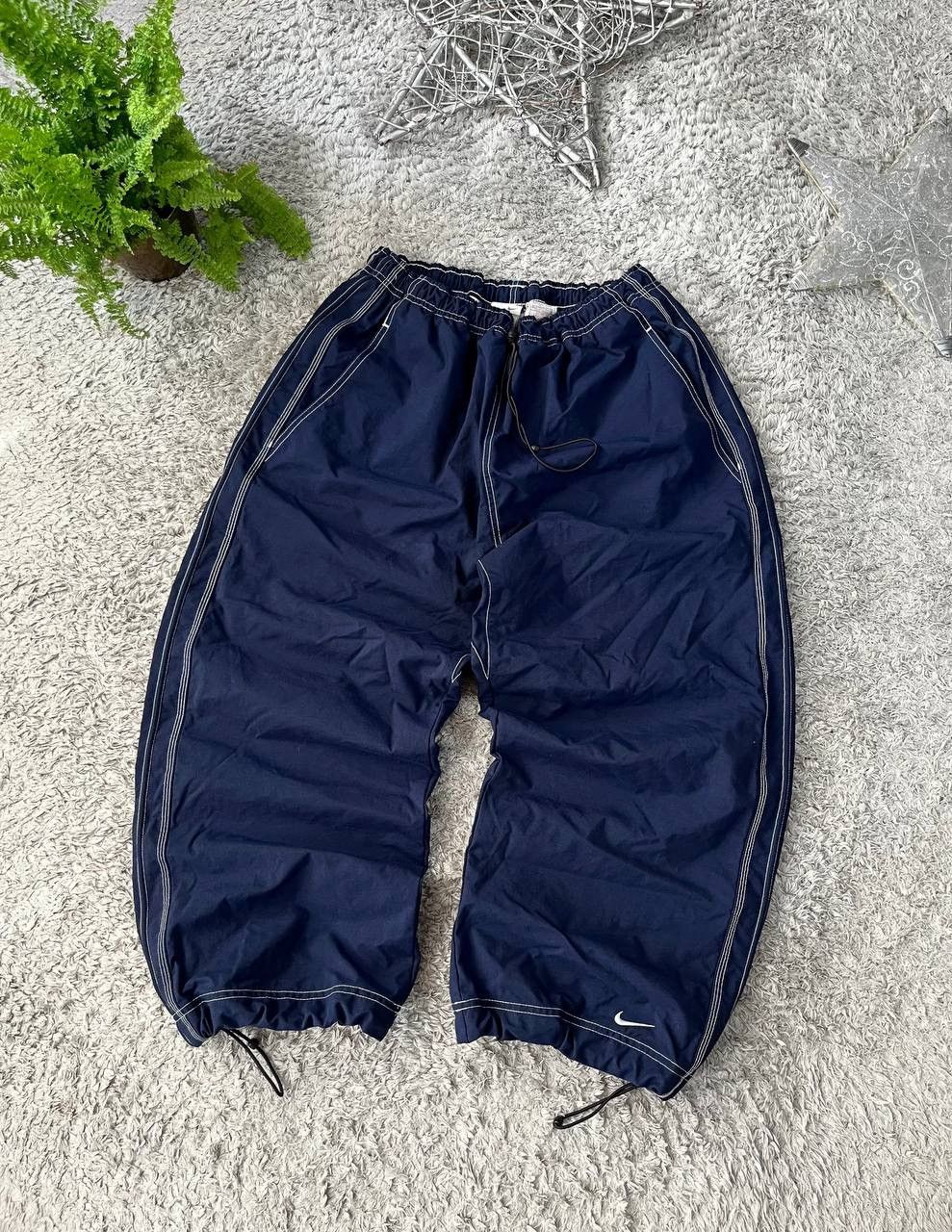 Nike × Vintage Pants Nike Vintage 00s Gorpcore Streetwear Rap Swag Logo Size US 32 / EU 48 - 2 Thumbnail
