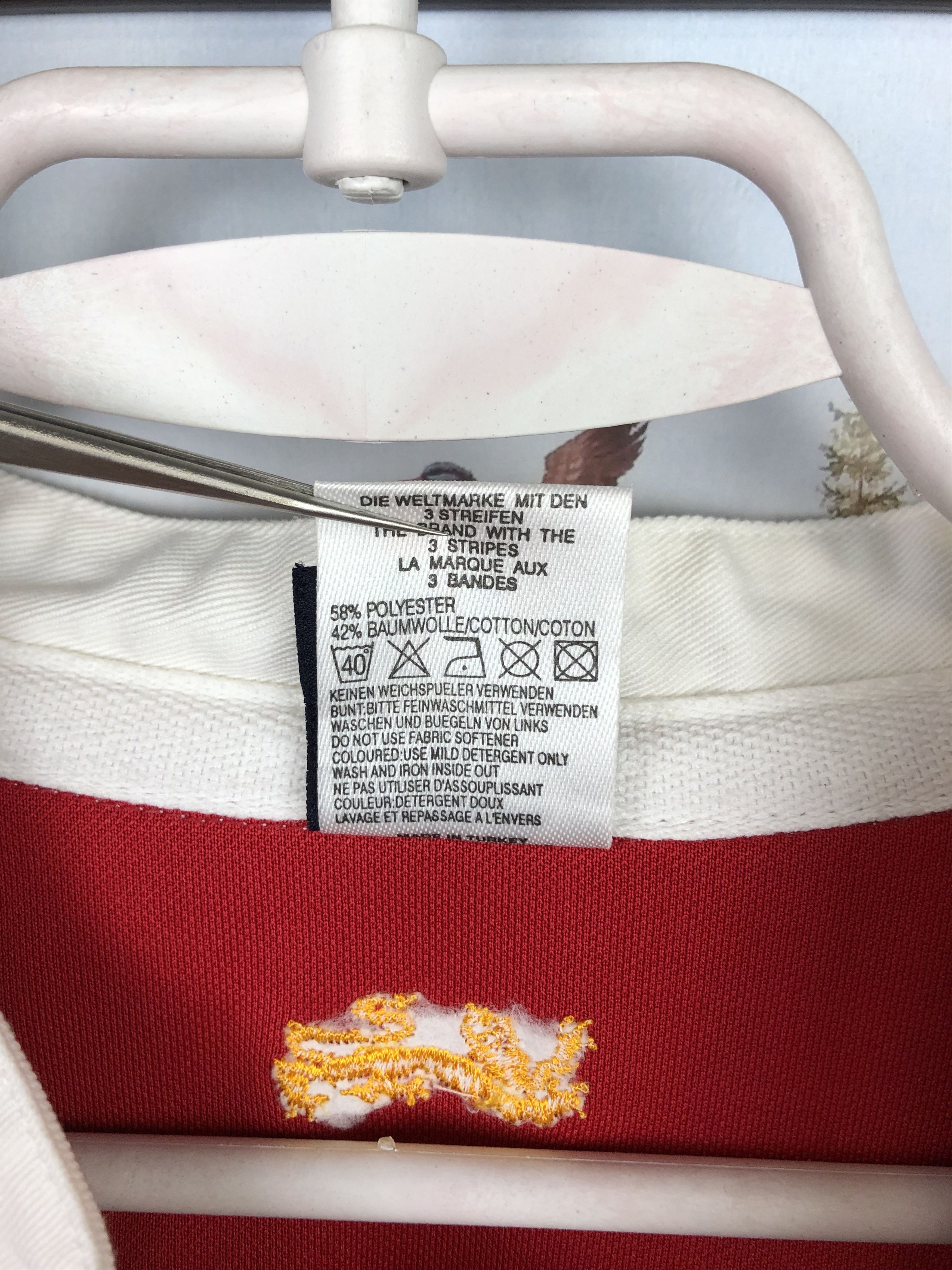 Adidas Vintage British & Irish Lions Rugby Union Shirt Mens Jersey Size US XL / EU 56 / 4 - 6 Thumbnail