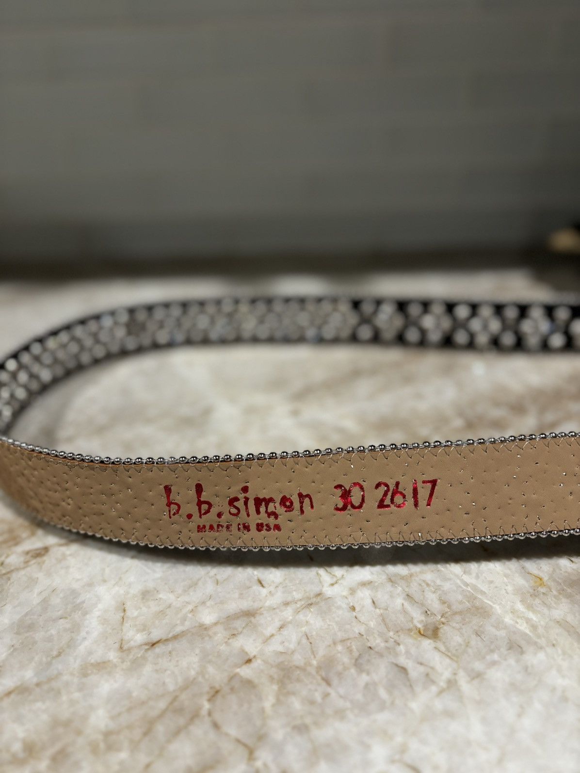B.B. Simon Bb Simon Belt Size 30 - 4 Thumbnail