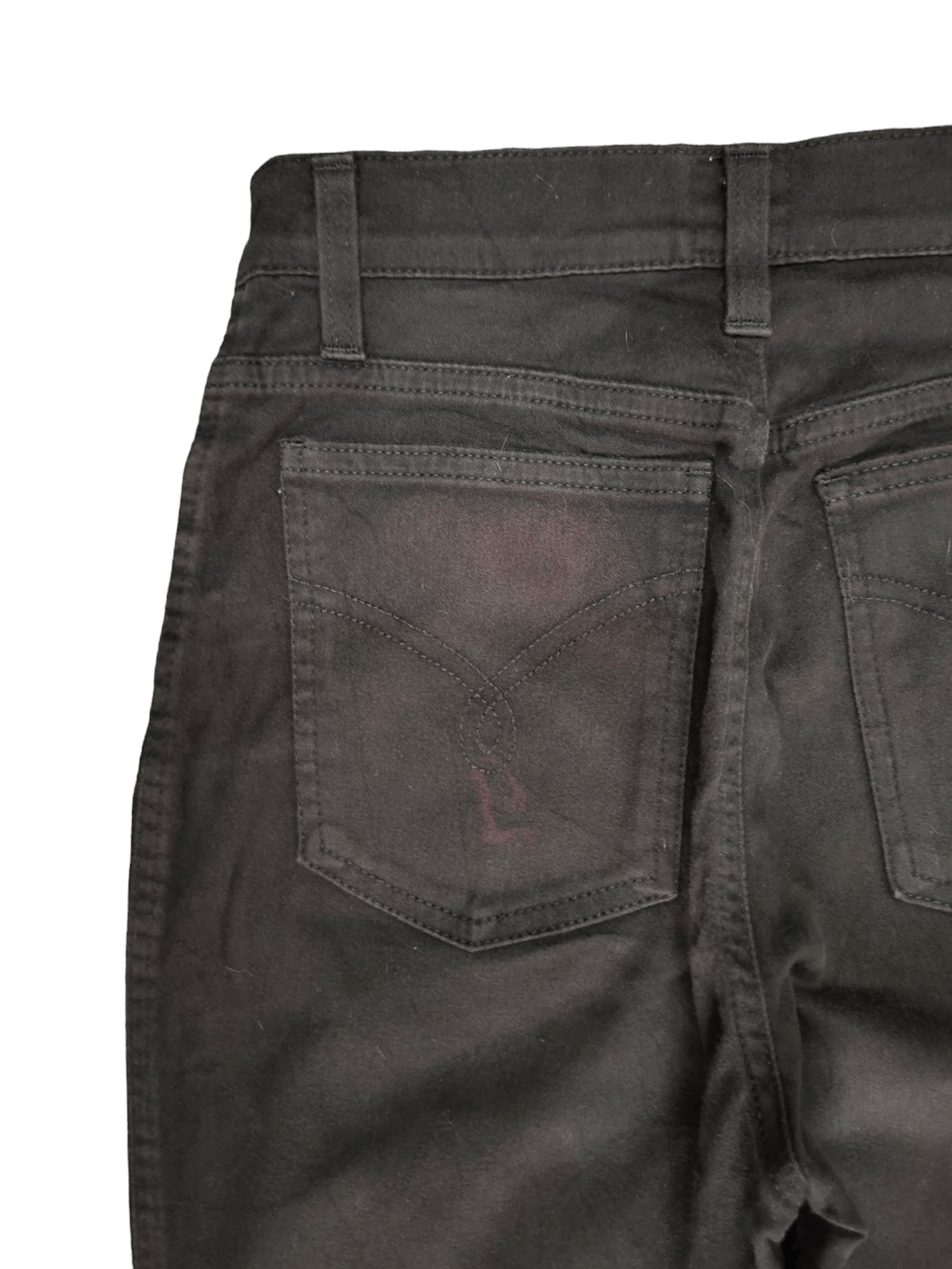Moschino Vintage 90s Moschino Black Denim Pants High Rise Size US 27 - 11 Thumbnail