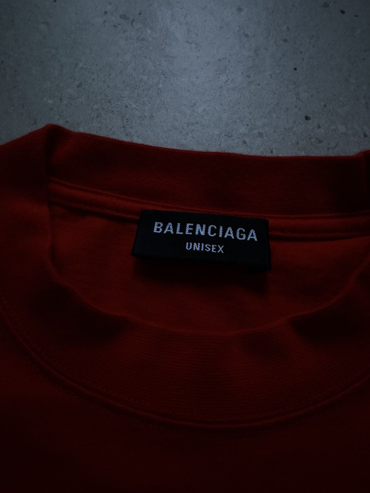 Balenciaga Balenciaga Embroidered Logo Red T-Shirt Size US M / EU 48-50 / 2 - 4 Thumbnail