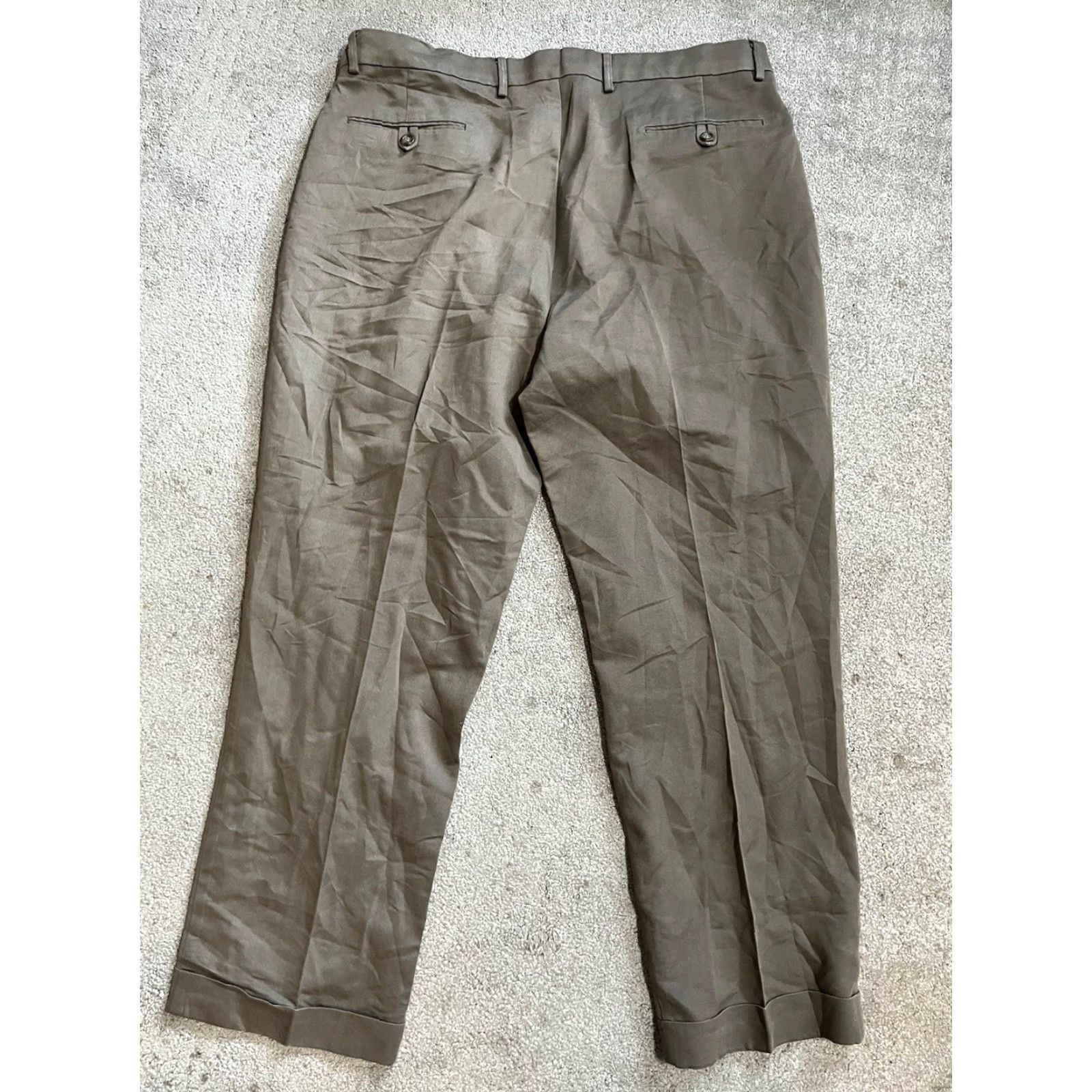 Dockers DOCKERS Pants Khaki Men’s Straight Leg Size 38 EUC 38x30 Brown Pleated Front Vintage No 30 Inseam Mens Size US 38 / EU 54 - 2 Thumbnail