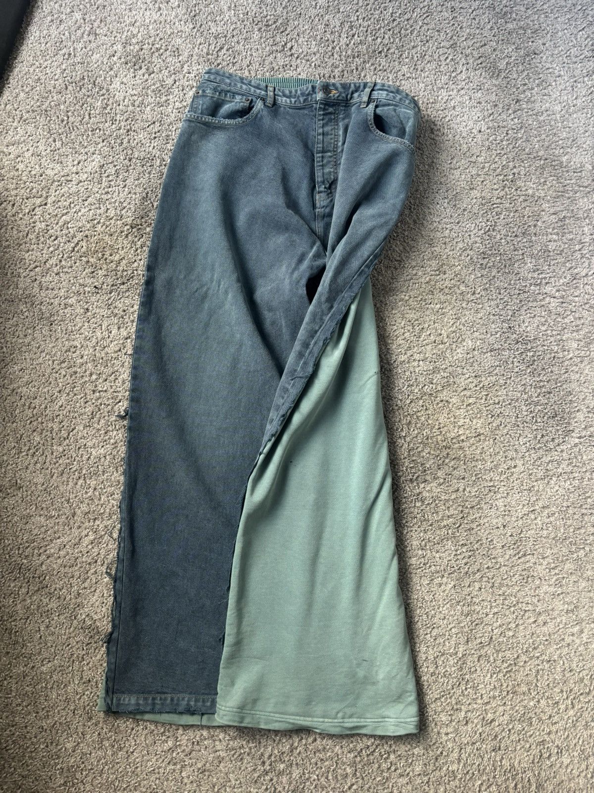 Balenciaga BALENCIAGA HYBRID DENIM PANT Size US 36 / EU 52 - 3 Thumbnail